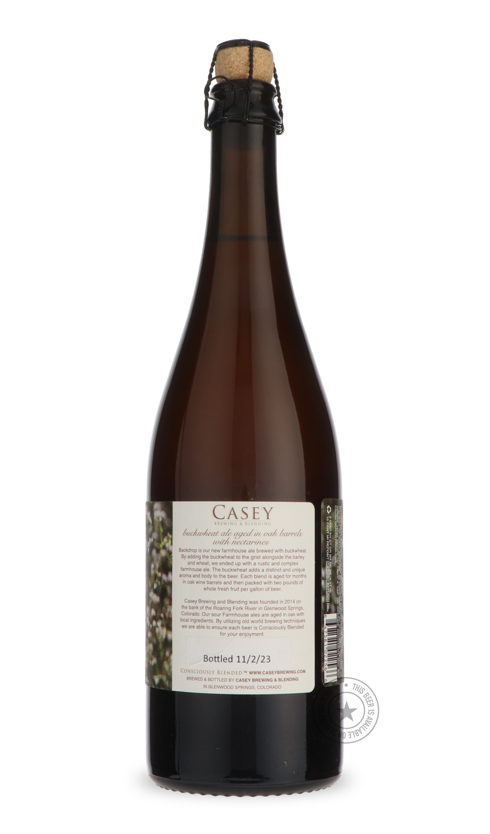 -Casey- Backdrop: Fantasia Nectarine-Sour / Wild & Fruity- Only @ Beer Republic - The best online beer store for American & Canadian craft beer - Buy beer online from the USA and Canada - Bier online kopen - Amerikaans bier kopen - Craft beer store - Craft beer kopen - Amerikanisch bier kaufen - Bier online kaufen - Acheter biere online - IPA - Stout - Porter - New England IPA - Hazy IPA - Imperial Stout - Barrel Aged - Barrel Aged Imperial Stout - Brown - Dark beer - Blond - Blonde - Pilsner - Lager - Whea