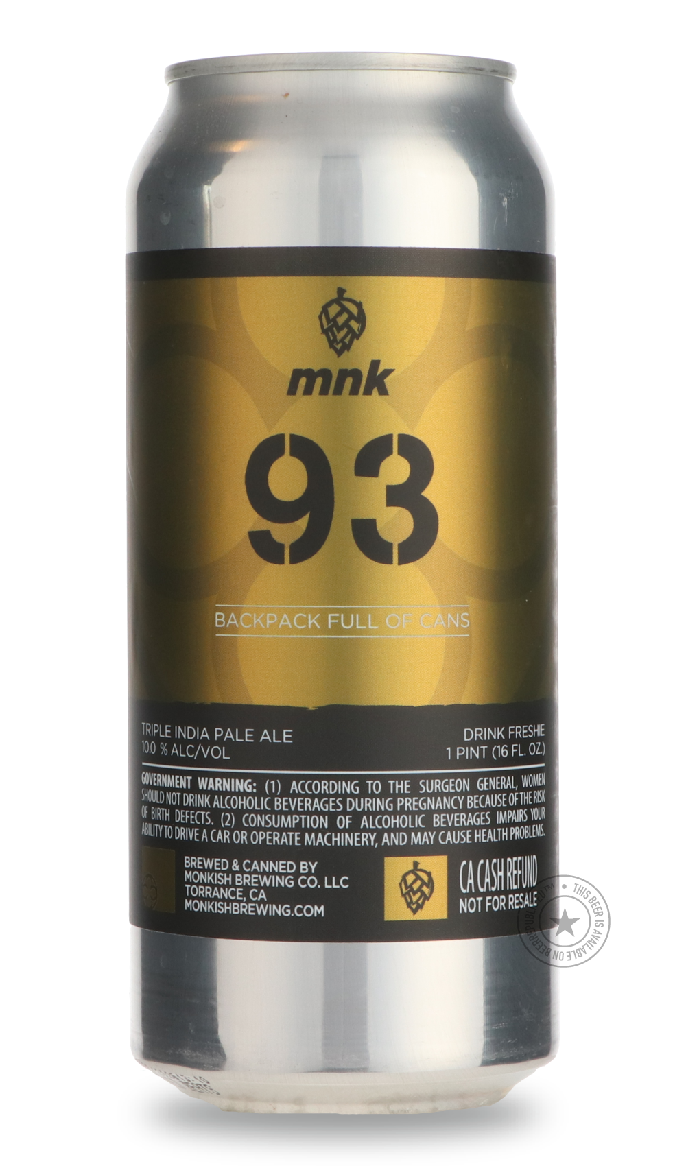 Monkish- Backpack Full of Cans-IPA- Only @ Beer Republic - The best online beer store for American & Canadian craft beer - Buy beer online from the USA and Canada - Bier online kopen - Amerikaans bier kopen - Craft beer store - Craft beer kopen - Amerikanisch bier kaufen - Bier online kaufen - Acheter biere online - IPA - Stout - Porter - New England IPA - Hazy IPA - Imperial Stout - Barrel Aged - Barrel Aged Imperial Stout - Brown - Dark beer - Blond - Blonde - Pilsner - Lager - Wheat - Weizen - Amber - Ba