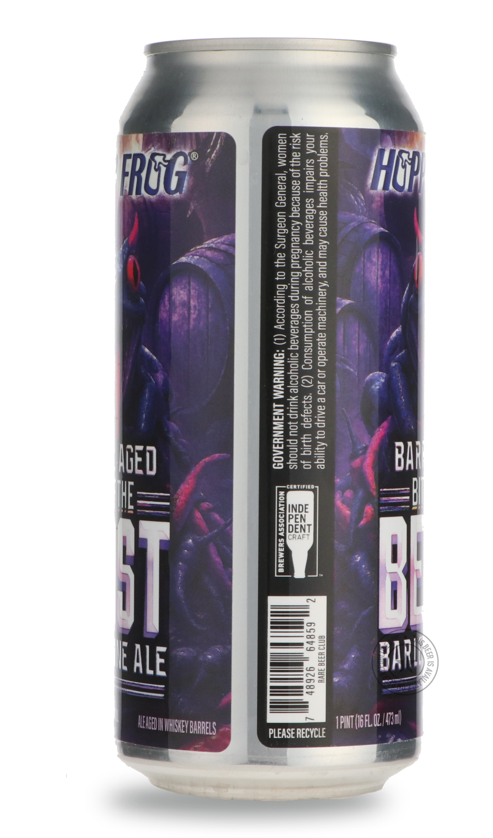 Hoppin' Frog- Barrel-Aged Bite of the Beast-Brown & Dark- Only @ Beer Republic - The best online beer store for American & Canadian craft beer - Buy beer online from the USA and Canada - Bier online kopen - Amerikaans bier kopen - Craft beer store - Craft beer kopen - Amerikanisch bier kaufen - Bier online kaufen - Acheter biere online - IPA - Stout - Porter - New England IPA - Hazy IPA - Imperial Stout - Barrel Aged - Barrel Aged Imperial Stout - Brown - Dark beer - Blond - Blonde - Pilsner - Lager - Wheat