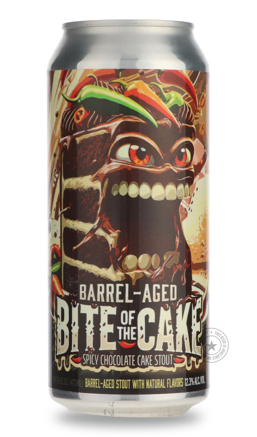 Hoppin' Frog- Barrel-Aged Bite of the Cake Spicy Chocolate Cake Stout-Stout & Porter- Only @ Beer Republic - The best online beer store for American & Canadian craft beer - Buy beer online from the USA and Canada - Bier online kopen - Amerikaans bier kopen - Craft beer store - Craft beer kopen - Amerikanisch bier kaufen - Bier online kaufen - Acheter biere online - IPA - Stout - Porter - New England IPA - Hazy IPA - Imperial Stout - Barrel Aged - Barrel Aged Imperial Stout - Brown - Dark beer - Blond - Blon