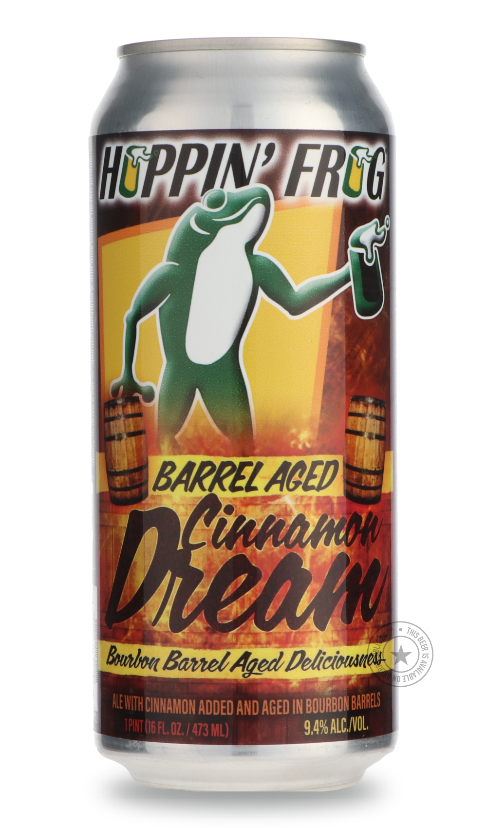 -Hoppin' Frog- Barrel Aged Cinnamon Dream-Specials- Only @ Beer Republic - The best online beer store for American & Canadian craft beer - Buy beer online from the USA and Canada - Bier online kopen - Amerikaans bier kopen - Craft beer store - Craft beer kopen - Amerikanisch bier kaufen - Bier online kaufen - Acheter biere online - IPA - Stout - Porter - New England IPA - Hazy IPA - Imperial Stout - Barrel Aged - Barrel Aged Imperial Stout - Brown - Dark beer - Blond - Blonde - Pilsner - Lager - Wheat - Wei