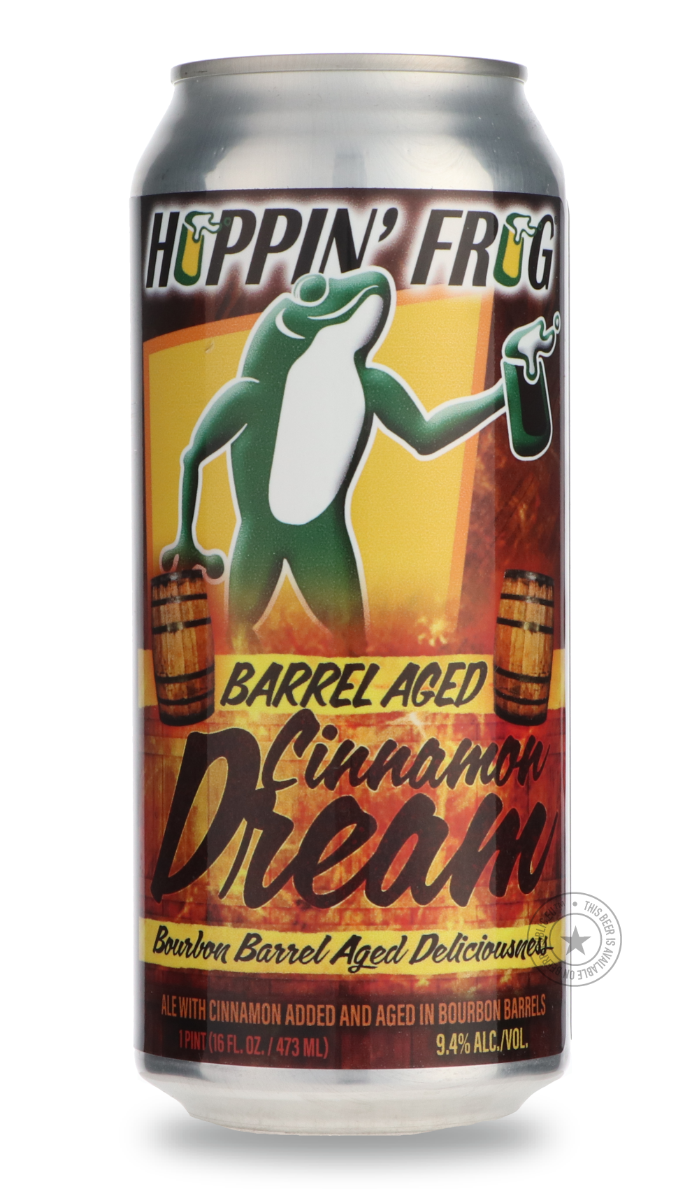 -Hoppin' Frog- Barrel Aged Cinnamon Dream-Specials- Only @ Beer Republic - The best online beer store for American & Canadian craft beer - Buy beer online from the USA and Canada - Bier online kopen - Amerikaans bier kopen - Craft beer store - Craft beer kopen - Amerikanisch bier kaufen - Bier online kaufen - Acheter biere online - IPA - Stout - Porter - New England IPA - Hazy IPA - Imperial Stout - Barrel Aged - Barrel Aged Imperial Stout - Brown - Dark beer - Blond - Blonde - Pilsner - Lager - Wheat - Wei