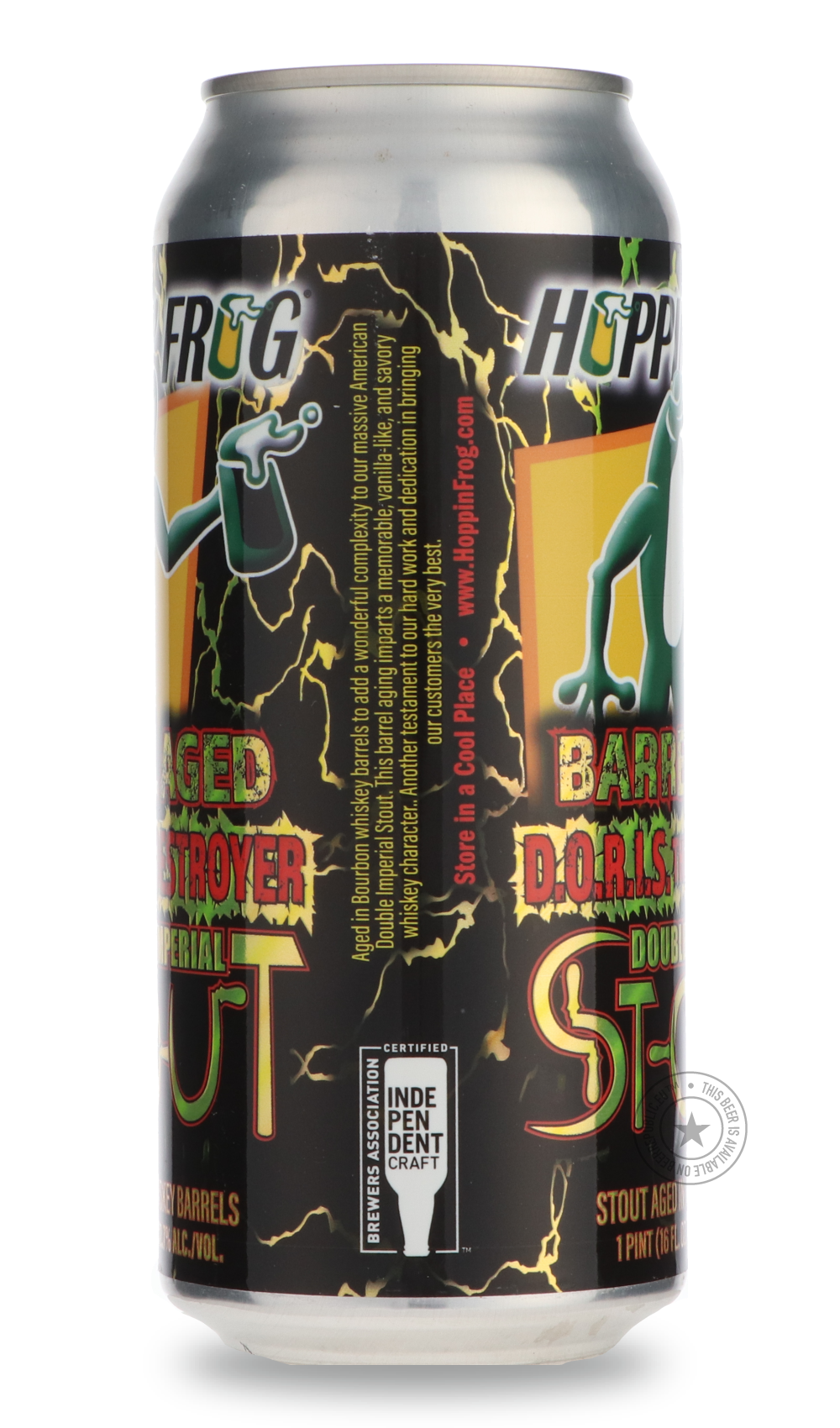 -Hoppin' Frog- Barrel Aged D.O.R.I.S. The Destroyer-Stout & Porter- Only @ Beer Republic - The best online beer store for American & Canadian craft beer - Buy beer online from the USA and Canada - Bier online kopen - Amerikaans bier kopen - Craft beer store - Craft beer kopen - Amerikanisch bier kaufen - Bier online kaufen - Acheter biere online - IPA - Stout - Porter - New England IPA - Hazy IPA - Imperial Stout - Barrel Aged - Barrel Aged Imperial Stout - Brown - Dark beer - Blond - Blonde - Pilsner - Lag