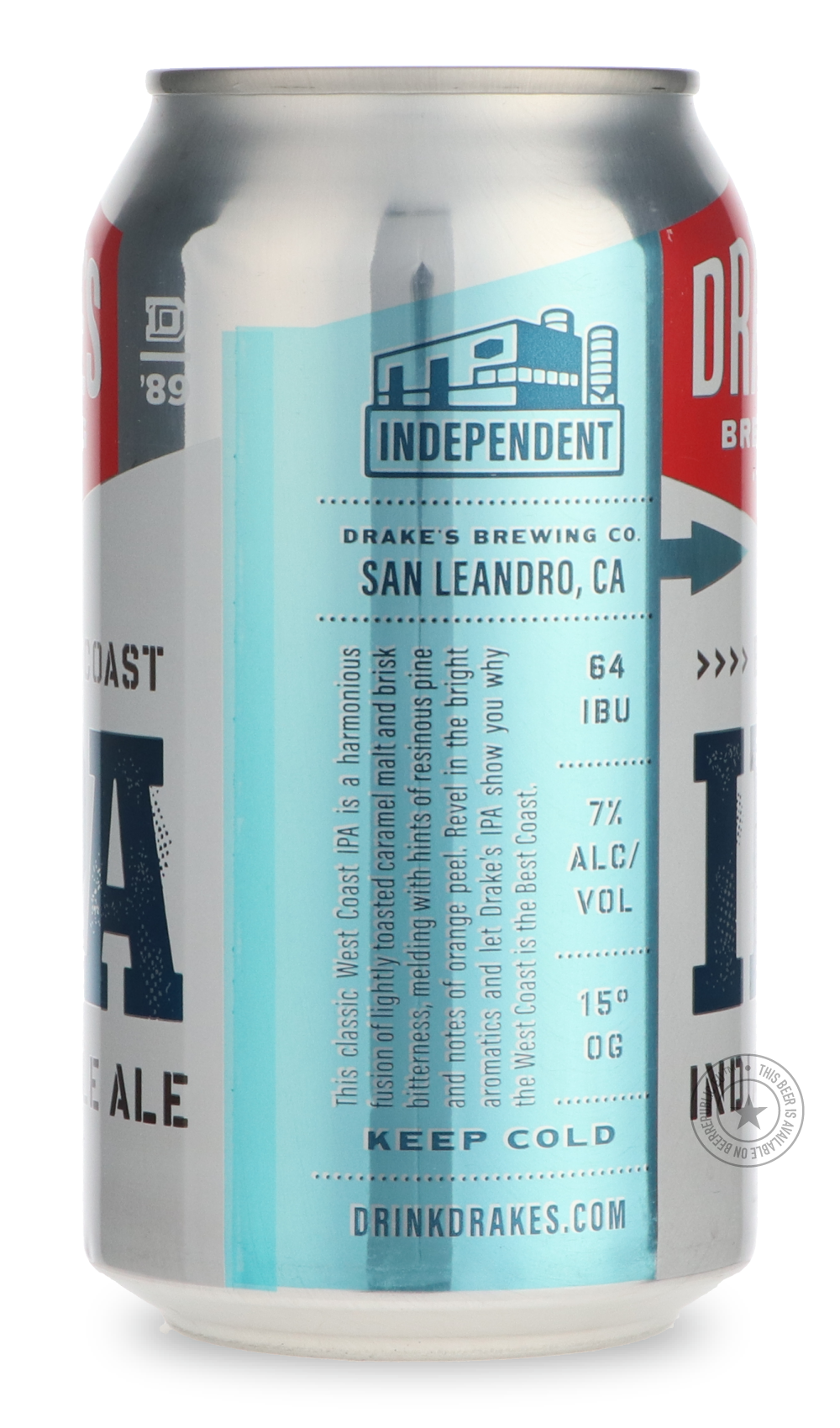 -Drake's- Best Coast IPA-IPA- Only @ Beer Republic - The best online beer store for American & Canadian craft beer - Buy beer online from the USA and Canada - Bier online kopen - Amerikaans bier kopen - Craft beer store - Craft beer kopen - Amerikanisch bier kaufen - Bier online kaufen - Acheter biere online - IPA - Stout - Porter - New England IPA - Hazy IPA - Imperial Stout - Barrel Aged - Barrel Aged Imperial Stout - Brown - Dark beer - Blond - Blonde - Pilsner - Lager - Wheat - Weizen - Amber - Barley W