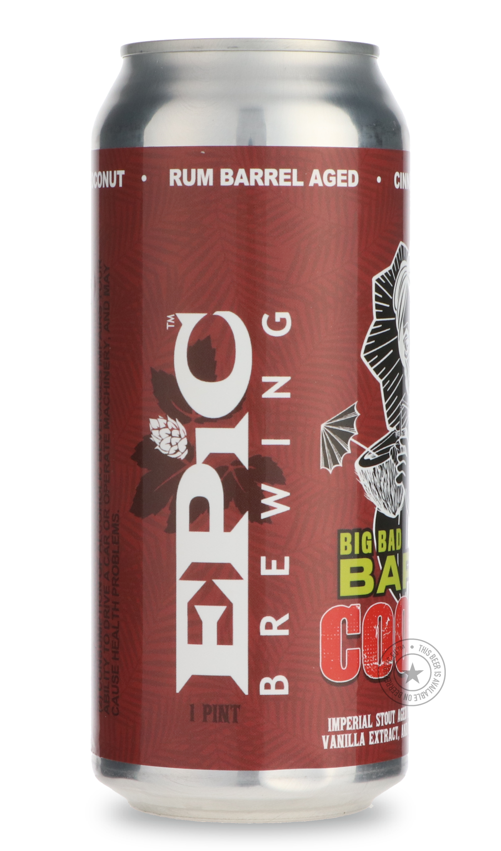 -Epic- Big Bad Baptist Coquito-Stout & Porter- Only @ Beer Republic - The best online beer store for American & Canadian craft beer - Buy beer online from the USA and Canada - Bier online kopen - Amerikaans bier kopen - Craft beer store - Craft beer kopen - Amerikanisch bier kaufen - Bier online kaufen - Acheter biere online - IPA - Stout - Porter - New England IPA - Hazy IPA - Imperial Stout - Barrel Aged - Barrel Aged Imperial Stout - Brown - Dark beer - Blond - Blonde - Pilsner - Lager - Wheat - Weizen -