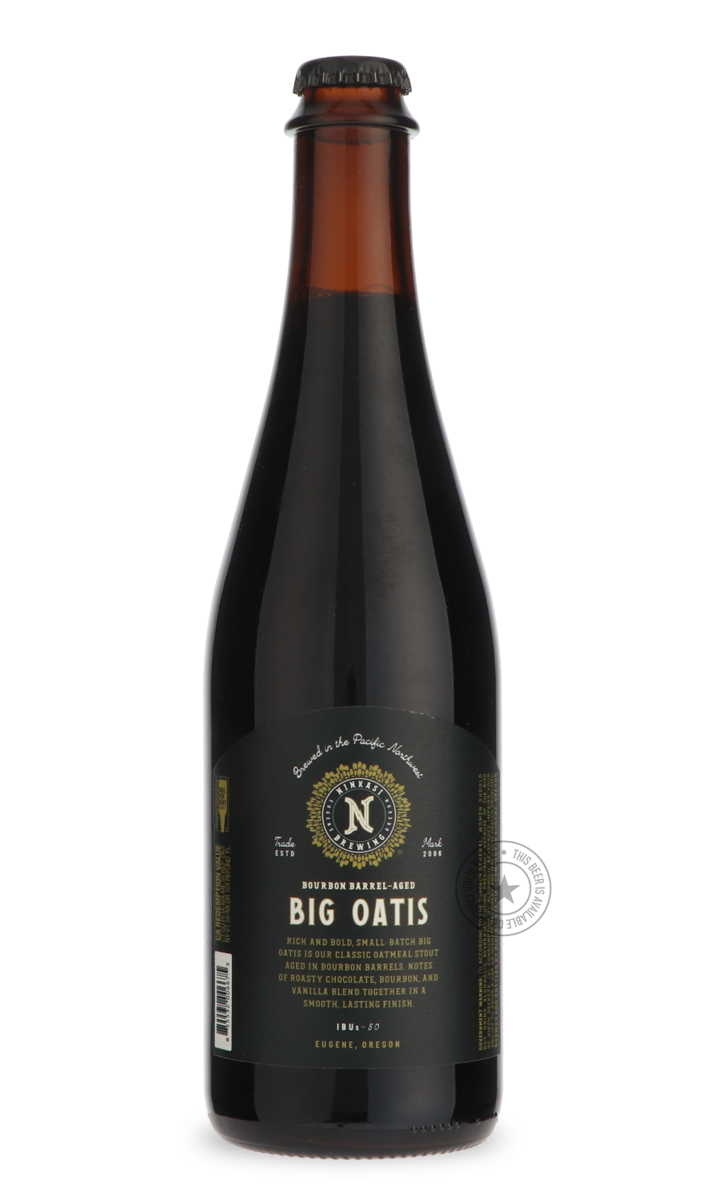 -Ninkasi- Big Oatis (Bourbon Barrel-Aged)-Stout & Porter- Only @ Beer Republic - The best online beer store for American & Canadian craft beer - Buy beer online from the USA and Canada - Bier online kopen - Amerikaans bier kopen - Craft beer store - Craft beer kopen - Amerikanisch bier kaufen - Bier online kaufen - Acheter biere online - IPA - Stout - Porter - New England IPA - Hazy IPA - Imperial Stout - Barrel Aged - Barrel Aged Imperial Stout - Brown - Dark beer - Blond - Blonde - Pilsner - Lager - Wheat