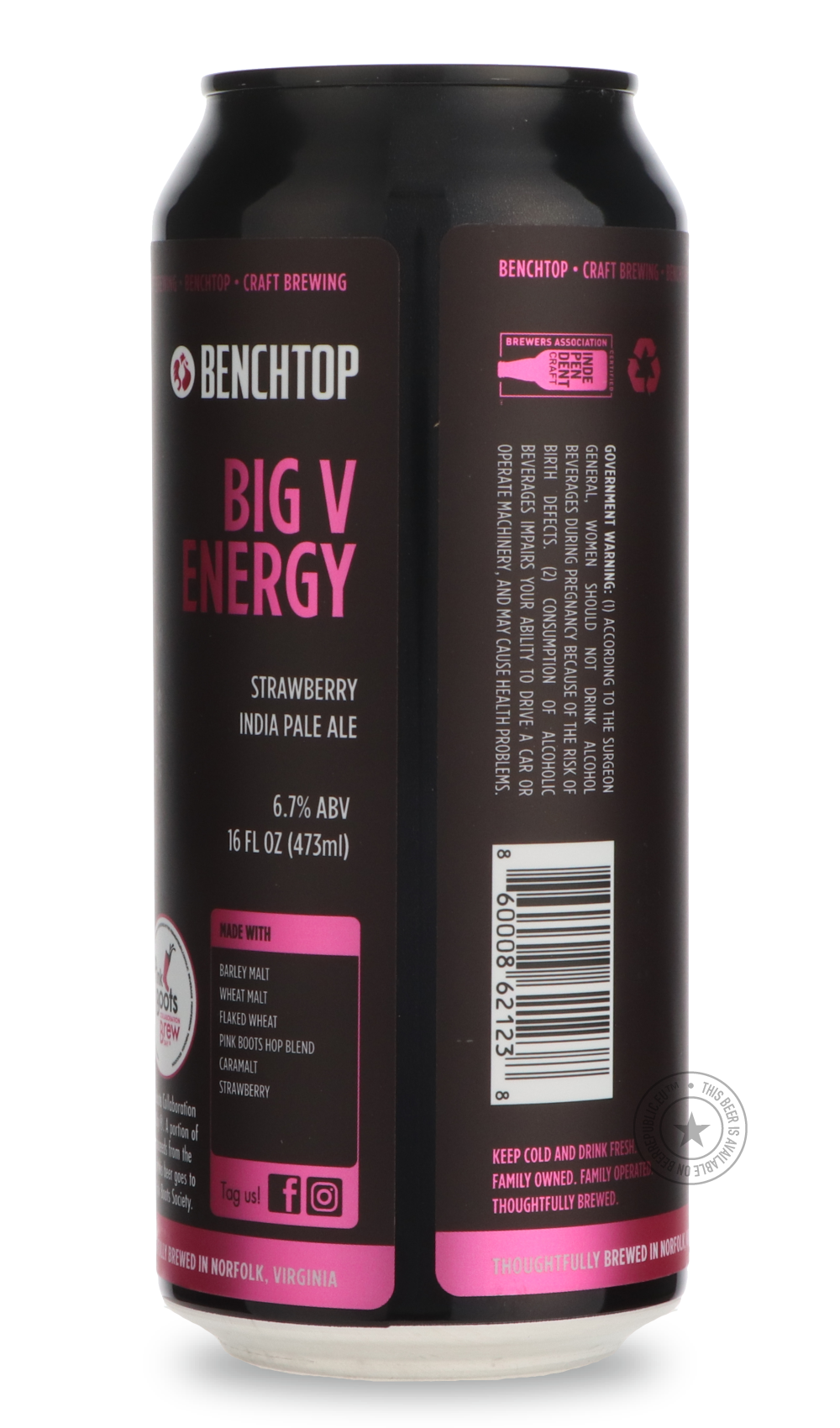 -Benchtop- Big V Energy-IPA- Only @ Beer Republic - The best online beer store for American & Canadian craft beer - Buy beer online from the USA and Canada - Bier online kopen - Amerikaans bier kopen - Craft beer store - Craft beer kopen - Amerikanisch bier kaufen - Bier online kaufen - Acheter biere online - IPA - Stout - Porter - New England IPA - Hazy IPA - Imperial Stout - Barrel Aged - Barrel Aged Imperial Stout - Brown - Dark beer - Blond - Blonde - Pilsner - Lager - Wheat - Weizen - Amber - Barley Wi