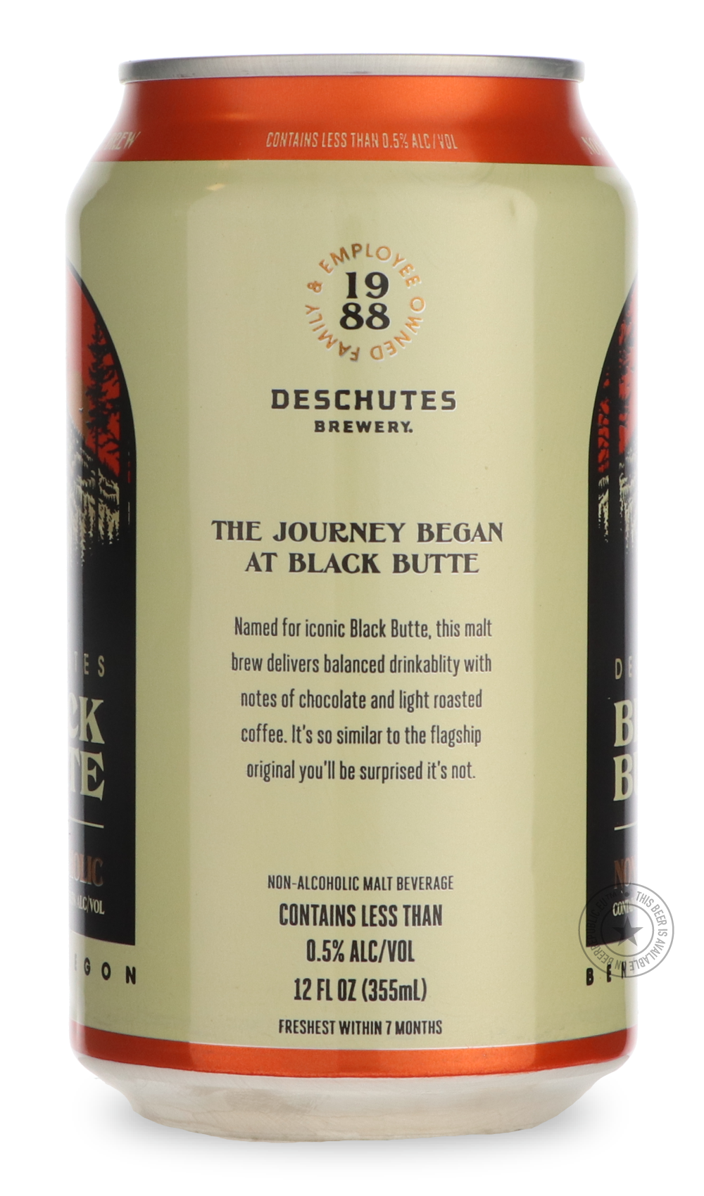 -Deschutes- Black Butte Non-Alcoholic-Specials- Only @ Beer Republic - The best online beer store for American & Canadian craft beer - Buy beer online from the USA and Canada - Bier online kopen - Amerikaans bier kopen - Craft beer store - Craft beer kopen - Amerikanisch bier kaufen - Bier online kaufen - Acheter biere online - IPA - Stout - Porter - New England IPA - Hazy IPA - Imperial Stout - Barrel Aged - Barrel Aged Imperial Stout - Brown - Dark beer - Blond - Blonde - Pilsner - Lager - Wheat - Weizen 
