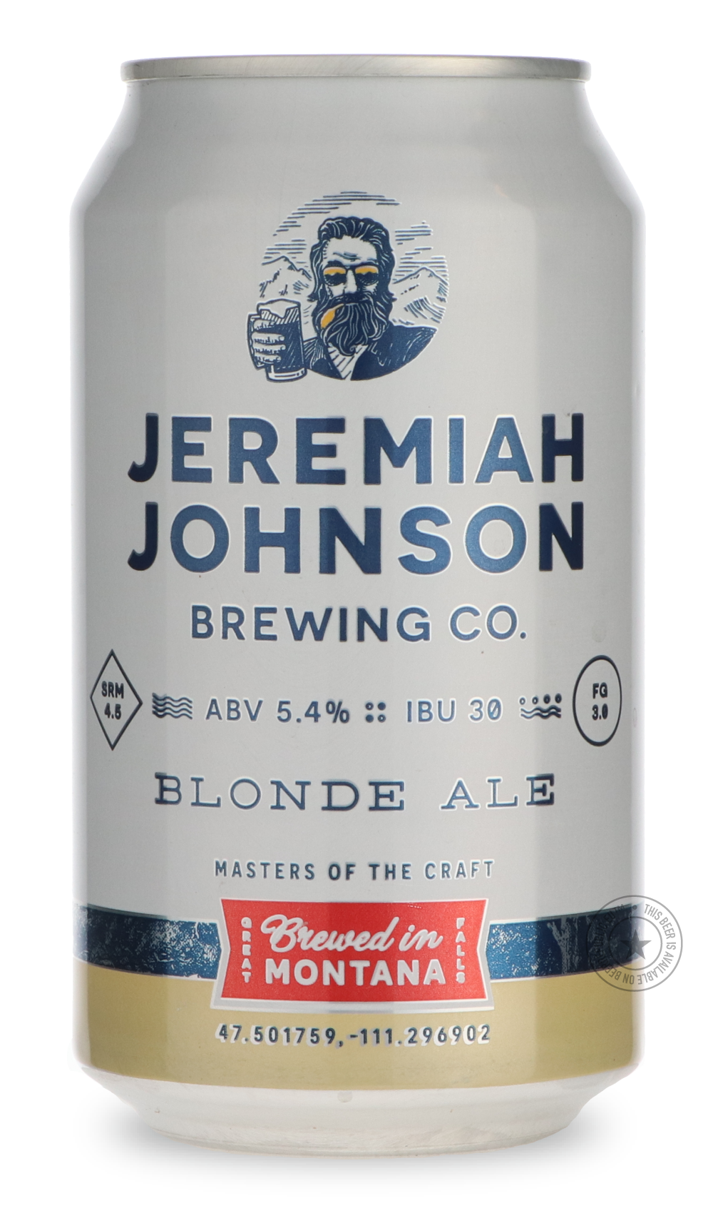 -Jeremiah Johnson- Blonde Ale-Pale- Only @ Beer Republic - The best online beer store for American & Canadian craft beer - Buy beer online from the USA and Canada - Bier online kopen - Amerikaans bier kopen - Craft beer store - Craft beer kopen - Amerikanisch bier kaufen - Bier online kaufen - Acheter biere online - IPA - Stout - Porter - New England IPA - Hazy IPA - Imperial Stout - Barrel Aged - Barrel Aged Imperial Stout - Brown - Dark beer - Blond - Blonde - Pilsner - Lager - Wheat - Weizen - Amber - Ba