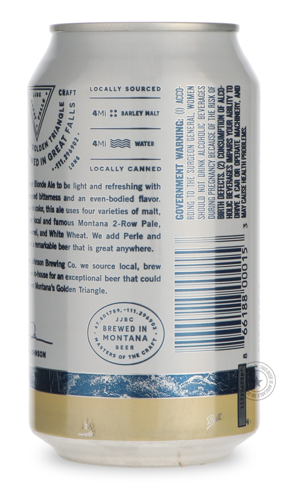 -Jeremiah Johnson- Blonde Ale-Pale- Only @ Beer Republic - The best online beer store for American & Canadian craft beer - Buy beer online from the USA and Canada - Bier online kopen - Amerikaans bier kopen - Craft beer store - Craft beer kopen - Amerikanisch bier kaufen - Bier online kaufen - Acheter biere online - IPA - Stout - Porter - New England IPA - Hazy IPA - Imperial Stout - Barrel Aged - Barrel Aged Imperial Stout - Brown - Dark beer - Blond - Blonde - Pilsner - Lager - Wheat - Weizen - Amber - Ba