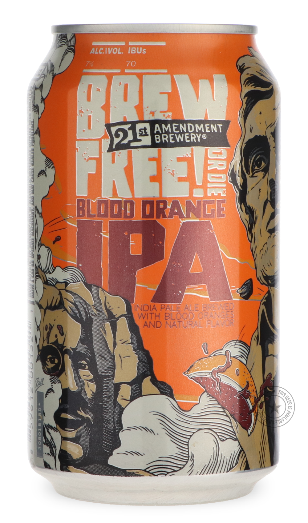 -21st Amendment- Blood Orange Brew Free! or Die-IPA- Only @ Beer Republic - The best online beer store for American & Canadian craft beer - Buy beer online from the USA and Canada - Bier online kopen - Amerikaans bier kopen - Craft beer store - Craft beer kopen - Amerikanisch bier kaufen - Bier online kaufen - Acheter biere online - IPA - Stout - Porter - New England IPA - Hazy IPA - Imperial Stout - Barrel Aged - Barrel Aged Imperial Stout - Brown - Dark beer - Blond - Blonde - Pilsner - Lager - Wheat - We