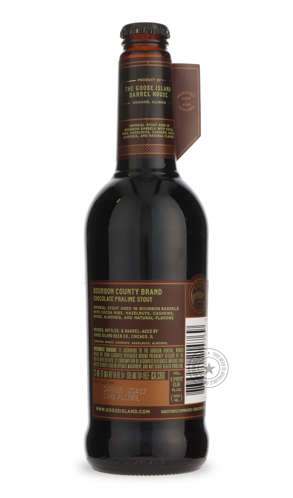 -Goose Island- Bourbon County Brand Chocolate Praline Stout 2025-Stout & Porter- Only @ Beer Republic - The best online beer store for American & Canadian craft beer - Buy beer online from the USA and Canada - Bier online kopen - Amerikaans bier kopen - Craft beer store - Craft beer kopen - Amerikanisch bier kaufen - Bier online kaufen - Acheter biere online - IPA - Stout - Porter - New England IPA - Hazy IPA - Imperial Stout - Barrel Aged - Barrel Aged Imperial Stout - Brown - Dark beer - Blond - Blonde - 