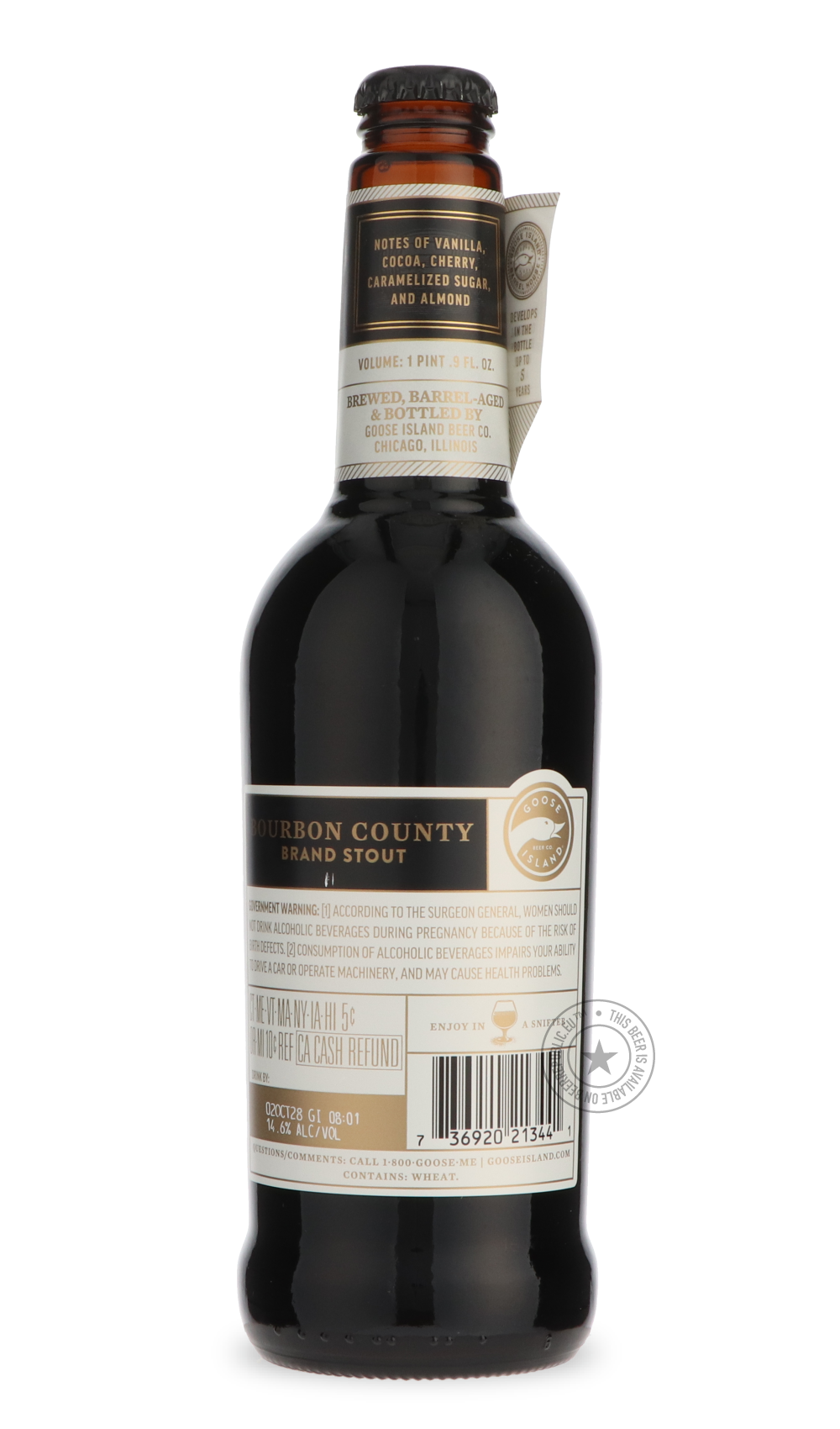 -Goose Island- Bourbon County Brand Stout 2023 14.6%-Stout & Porter- Only @ Beer Republic - The best online beer store for American & Canadian craft beer - Buy beer online from the USA and Canada - Bier online kopen - Amerikaans bier kopen - Craft beer store - Craft beer kopen - Amerikanisch bier kaufen - Bier online kaufen - Acheter biere online - IPA - Stout - Porter - New England IPA - Hazy IPA - Imperial Stout - Barrel Aged - Barrel Aged Imperial Stout - Brown - Dark beer - Blond - Blonde - Pilsner - La