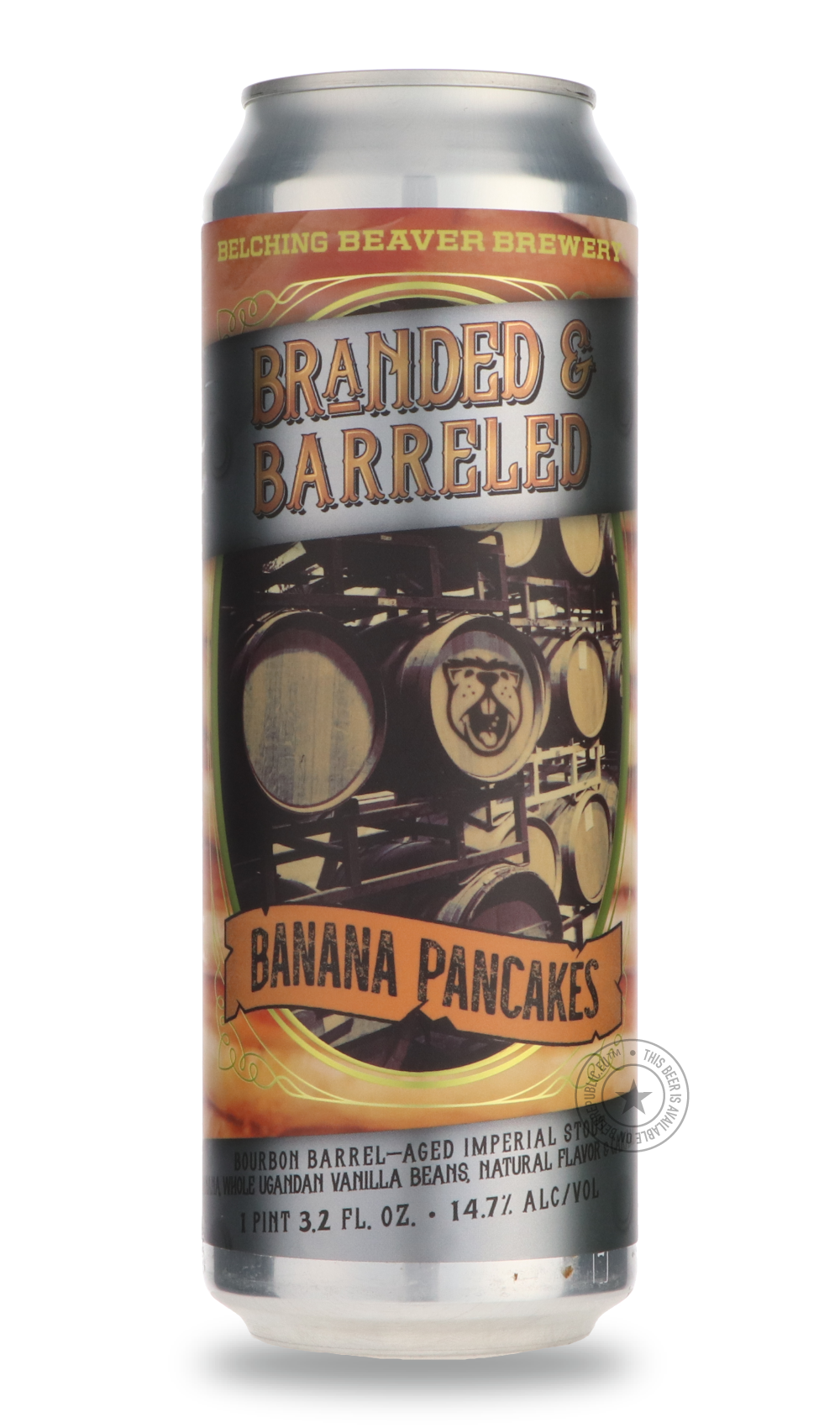 -Belching Beaver- Branded & Barreled - Banana Pancakes-Stout & Porter- Only @ Beer Republic - The best online beer store for American & Canadian craft beer - Buy beer online from the USA and Canada - Bier online kopen - Amerikaans bier kopen - Craft beer store - Craft beer kopen - Amerikanisch bier kaufen - Bier online kaufen - Acheter biere online - IPA - Stout - Porter - New England IPA - Hazy IPA - Imperial Stout - Barrel Aged - Barrel Aged Imperial Stout - Brown - Dark beer - Blond - Blonde - Pilsner - 
