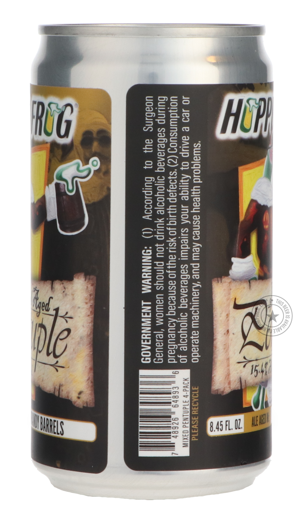 -Hoppin' Frog- Brandy Barrel-Aged Pentuple-Pale- Only @ Beer Republic - The best online beer store for American & Canadian craft beer - Buy beer online from the USA and Canada - Bier online kopen - Amerikaans bier kopen - Craft beer store - Craft beer kopen - Amerikanisch bier kaufen - Bier online kaufen - Acheter biere online - IPA - Stout - Porter - New England IPA - Hazy IPA - Imperial Stout - Barrel Aged - Barrel Aged Imperial Stout - Brown - Dark beer - Blond - Blonde - Pilsner - Lager - Wheat - Weizen