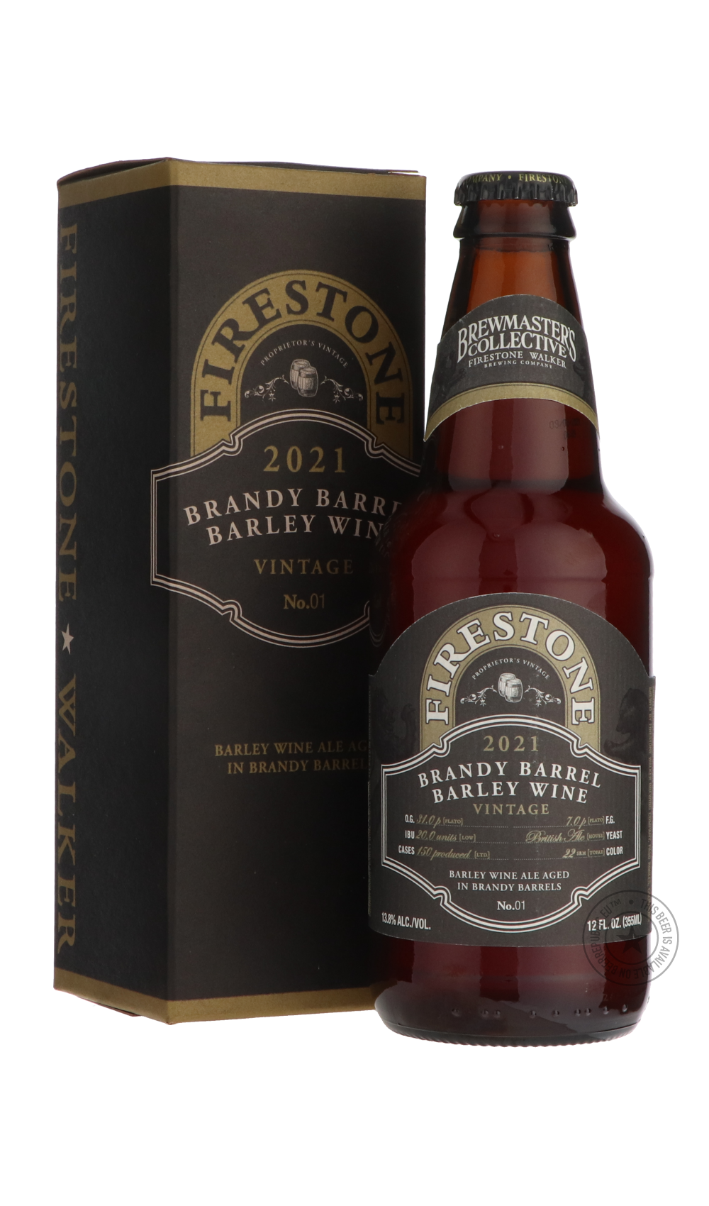 -Firestone Walker- Brandy Barrel Barley Wine-Brown & Dark- Only @ Beer Republic - The best online beer store for American & Canadian craft beer - Buy beer online from the USA and Canada - Bier online kopen - Amerikaans bier kopen - Craft beer store - Craft beer kopen - Amerikanisch bier kaufen - Bier online kaufen - Acheter biere online - IPA - Stout - Porter - New England IPA - Hazy IPA - Imperial Stout - Barrel Aged - Barrel Aged Imperial Stout - Brown - Dark beer - Blond - Blonde - Pilsner - Lager - Whea