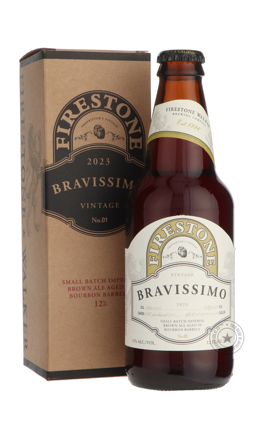 -Firestone Walker- Bravissimo-Brown & Dark- Only @ Beer Republic - The best online beer store for American & Canadian craft beer - Buy beer online from the USA and Canada - Bier online kopen - Amerikaans bier kopen - Craft beer store - Craft beer kopen - Amerikanisch bier kaufen - Bier online kaufen - Acheter biere online - IPA - Stout - Porter - New England IPA - Hazy IPA - Imperial Stout - Barrel Aged - Barrel Aged Imperial Stout - Brown - Dark beer - Blond - Blonde - Pilsner - Lager - Wheat - Weizen - Am