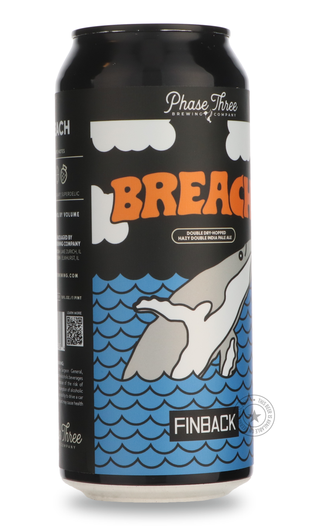 Phase Three- Breach / Finback-IPA- Only @ Beer Republic - The best online beer store for American & Canadian craft beer - Buy beer online from the USA and Canada - Bier online kopen - Amerikaans bier kopen - Craft beer store - Craft beer kopen - Amerikanisch bier kaufen - Bier online kaufen - Acheter biere online - IPA - Stout - Porter - New England IPA - Hazy IPA - Imperial Stout - Barrel Aged - Barrel Aged Imperial Stout - Brown - Dark beer - Blond - Blonde - Pilsner - Lager - Wheat - Weizen - Amber - Bar