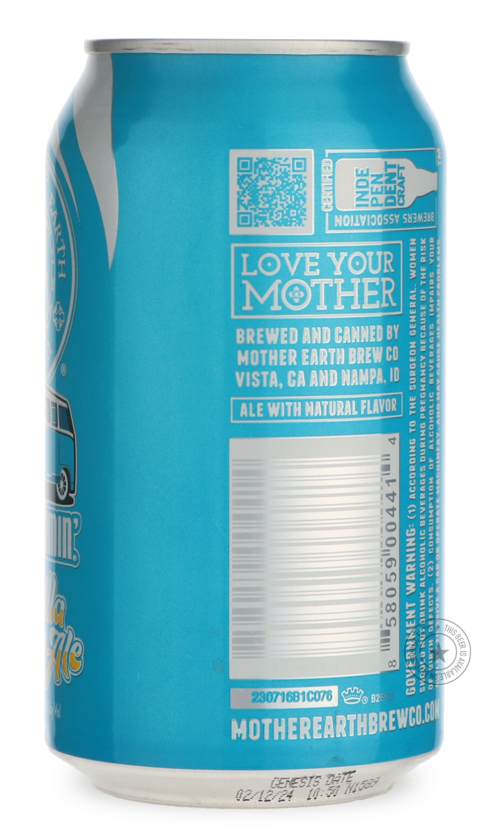 -Mother Earth- Cali Creamin' Vanilla Cream-Pale- Only @ Beer Republic - The best online beer store for American & Canadian craft beer - Buy beer online from the USA and Canada - Bier online kopen - Amerikaans bier kopen - Craft beer store - Craft beer kopen - Amerikanisch bier kaufen - Bier online kaufen - Acheter biere online - IPA - Stout - Porter - New England IPA - Hazy IPA - Imperial Stout - Barrel Aged - Barrel Aged Imperial Stout - Brown - Dark beer - Blond - Blonde - Pilsner - Lager - Wheat - Weizen