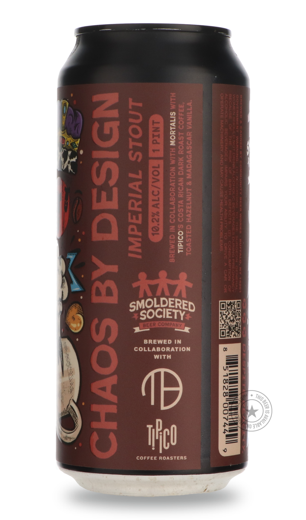 -Smoldered Society- Chaos by Design / Mortalis-Stout & Porter- Only @ Beer Republic - The best online beer store for American & Canadian craft beer - Buy beer online from the USA and Canada - Bier online kopen - Amerikaans bier kopen - Craft beer store - Craft beer kopen - Amerikanisch bier kaufen - Bier online kaufen - Acheter biere online - IPA - Stout - Porter - New England IPA - Hazy IPA - Imperial Stout - Barrel Aged - Barrel Aged Imperial Stout - Brown - Dark beer - Blond - Blonde - Pilsner - Lager - 