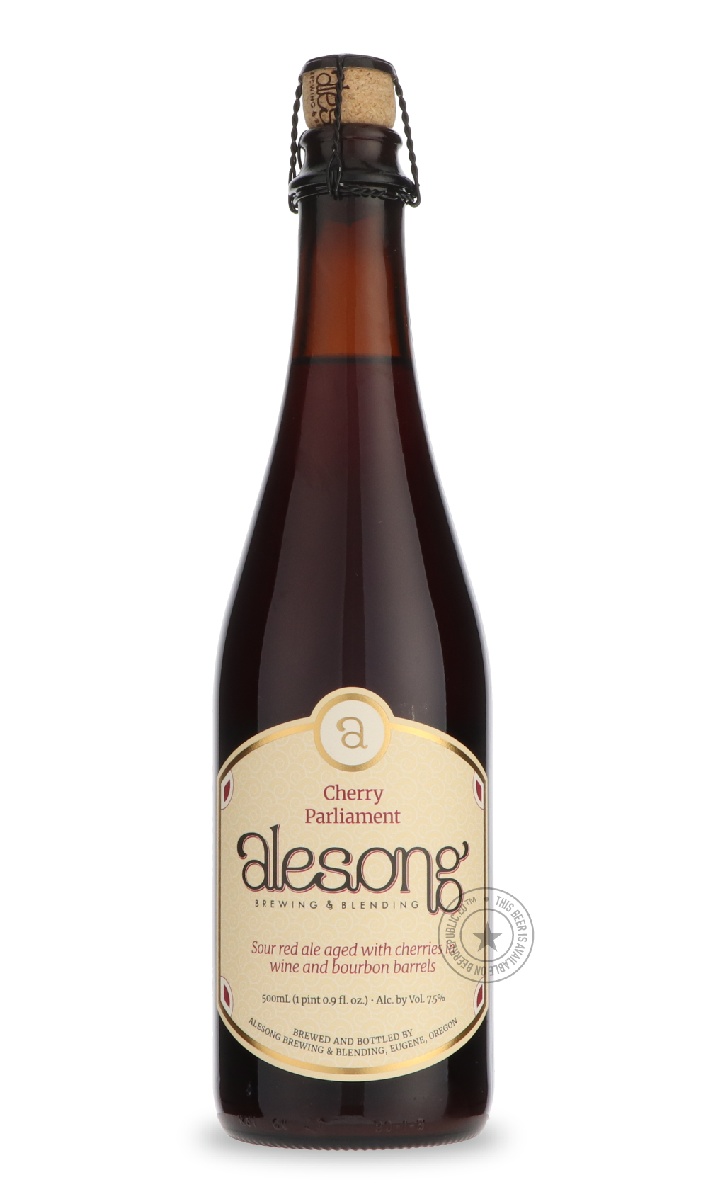 -Alesong- Cherry Parliament 2021-Sour / Wild & Fruity- Only @ Beer Republic - The best online beer store for American & Canadian craft beer - Buy beer online from the USA and Canada - Bier online kopen - Amerikaans bier kopen - Craft beer store - Craft beer kopen - Amerikanisch bier kaufen - Bier online kaufen - Acheter biere online - IPA - Stout - Porter - New England IPA - Hazy IPA - Imperial Stout - Barrel Aged - Barrel Aged Imperial Stout - Brown - Dark beer - Blond - Blonde - Pilsner - Lager - Wheat - 