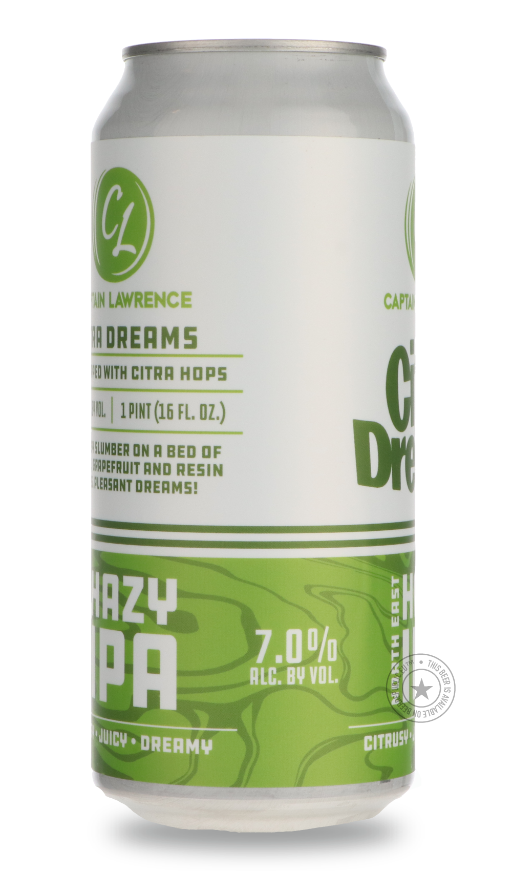 -Captain Lawrence- Citra Dreams-IPA- Only @ Beer Republic - The best online beer store for American & Canadian craft beer - Buy beer online from the USA and Canada - Bier online kopen - Amerikaans bier kopen - Craft beer store - Craft beer kopen - Amerikanisch bier kaufen - Bier online kaufen - Acheter biere online - IPA - Stout - Porter - New England IPA - Hazy IPA - Imperial Stout - Barrel Aged - Barrel Aged Imperial Stout - Brown - Dark beer - Blond - Blonde - Pilsner - Lager - Wheat - Weizen - Amber - B