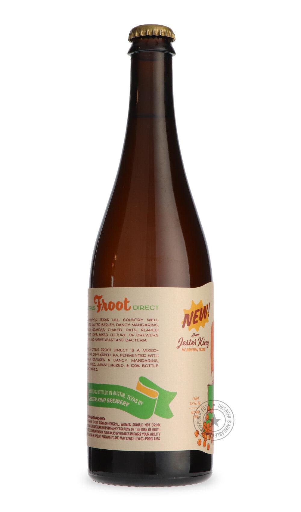 -Jester King- Citrus Froot Direct-IPA- Only @ Beer Republic - The best online beer store for American & Canadian craft beer - Buy beer online from the USA and Canada - Bier online kopen - Amerikaans bier kopen - Craft beer store - Craft beer kopen - Amerikanisch bier kaufen - Bier online kaufen - Acheter biere online - IPA - Stout - Porter - New England IPA - Hazy IPA - Imperial Stout - Barrel Aged - Barrel Aged Imperial Stout - Brown - Dark beer - Blond - Blonde - Pilsner - Lager - Wheat - Weizen - Amber -