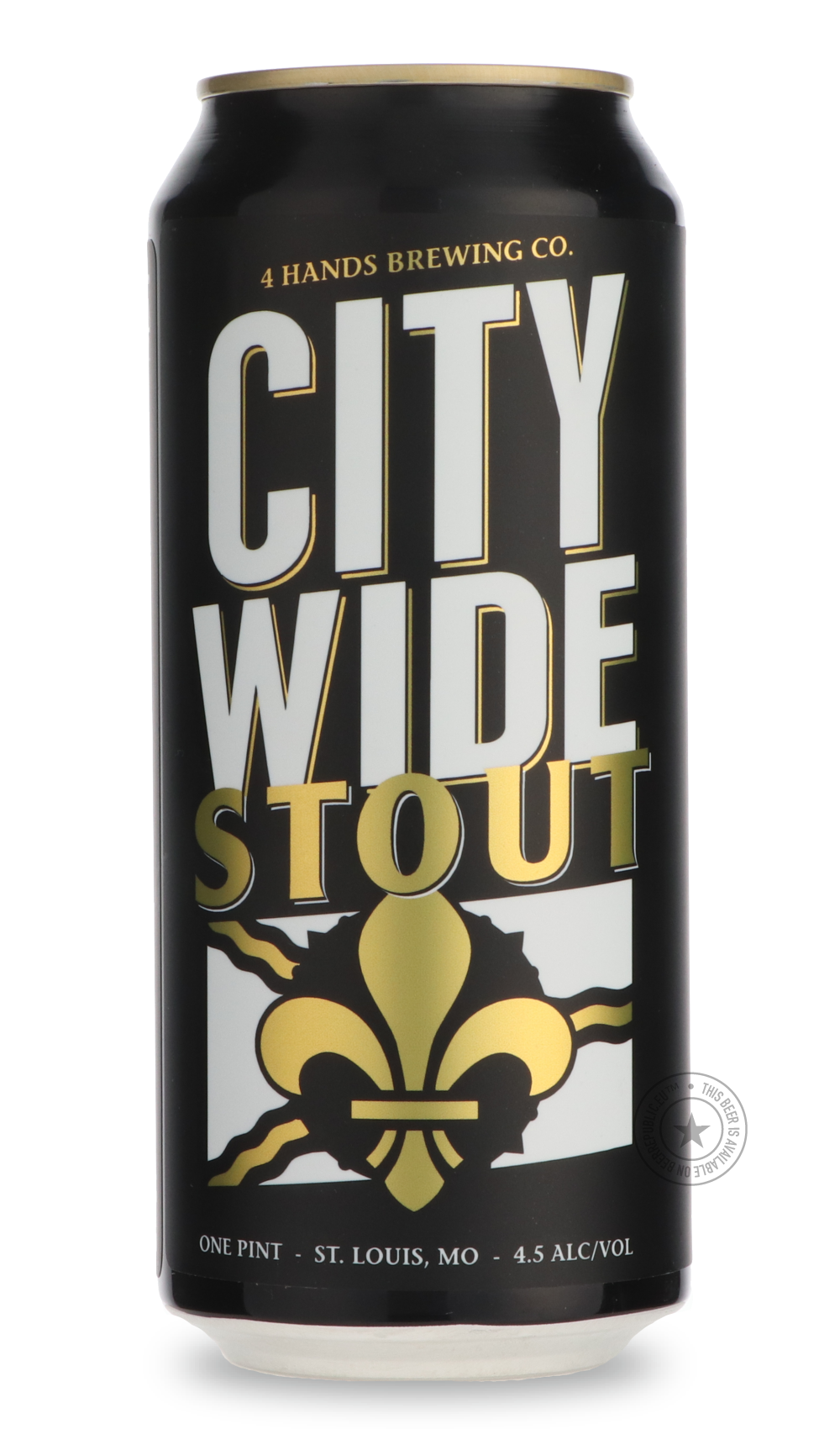 -4 Hands- City Wide Stout-Stout & Porter- Only @ Beer Republic - The best online beer store for American & Canadian craft beer - Buy beer online from the USA and Canada - Bier online kopen - Amerikaans bier kopen - Craft beer store - Craft beer kopen - Amerikanisch bier kaufen - Bier online kaufen - Acheter biere online - IPA - Stout - Porter - New England IPA - Hazy IPA - Imperial Stout - Barrel Aged - Barrel Aged Imperial Stout - Brown - Dark beer - Blond - Blonde - Pilsner - Lager - Wheat - Weizen - Ambe