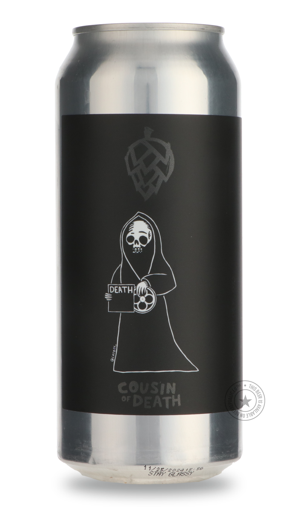 -Monkish- Cousin of Death-IPA- Only @ Beer Republic - The best online beer store for American & Canadian craft beer - Buy beer online from the USA and Canada - Bier online kopen - Amerikaans bier kopen - Craft beer store - Craft beer kopen - Amerikanisch bier kaufen - Bier online kaufen - Acheter biere online - IPA - Stout - Porter - New England IPA - Hazy IPA - Imperial Stout - Barrel Aged - Barrel Aged Imperial Stout - Brown - Dark beer - Blond - Blonde - Pilsner - Lager - Wheat - Weizen - Amber - Barley 