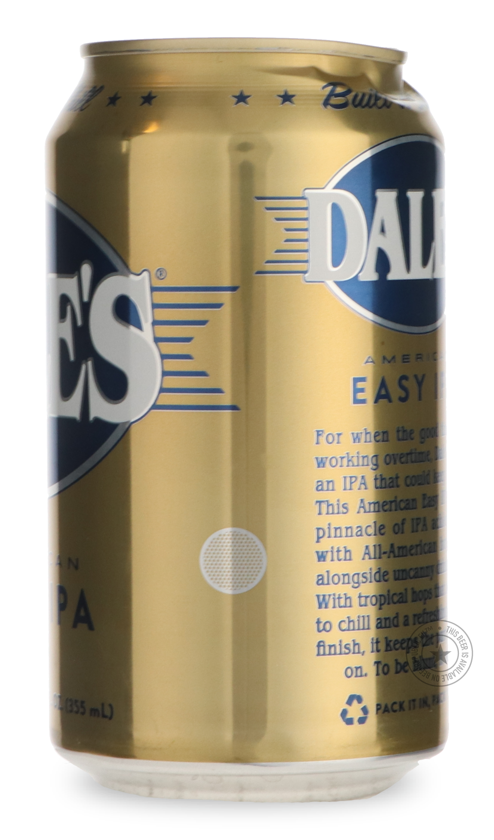 Oskar Blues- Dale’s Easy IPA-IPA- Only @ Beer Republic - The best online beer store for American & Canadian craft beer - Buy beer online from the USA and Canada - Bier online kopen - Amerikaans bier kopen - Craft beer store - Craft beer kopen - Amerikanisch bier kaufen - Bier online kaufen - Acheter biere online - IPA - Stout - Porter - New England IPA - Hazy IPA - Imperial Stout - Barrel Aged - Barrel Aged Imperial Stout - Brown - Dark beer - Blond - Blonde - Pilsner - Lager - Wheat - Weizen - Amber - Barl