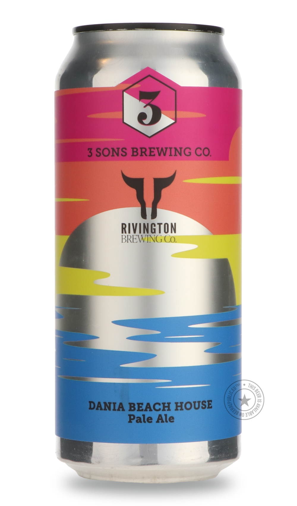 -3 Sons- Dania Beach House / Rivington-Pale- Only @ Beer Republic - The best online beer store for American & Canadian craft beer - Buy beer online from the USA and Canada - Bier online kopen - Amerikaans bier kopen - Craft beer store - Craft beer kopen - Amerikanisch bier kaufen - Bier online kaufen - Acheter biere online - IPA - Stout - Porter - New England IPA - Hazy IPA - Imperial Stout - Barrel Aged - Barrel Aged Imperial Stout - Brown - Dark beer - Blond - Blonde - Pilsner - Lager - Wheat - Weizen - A