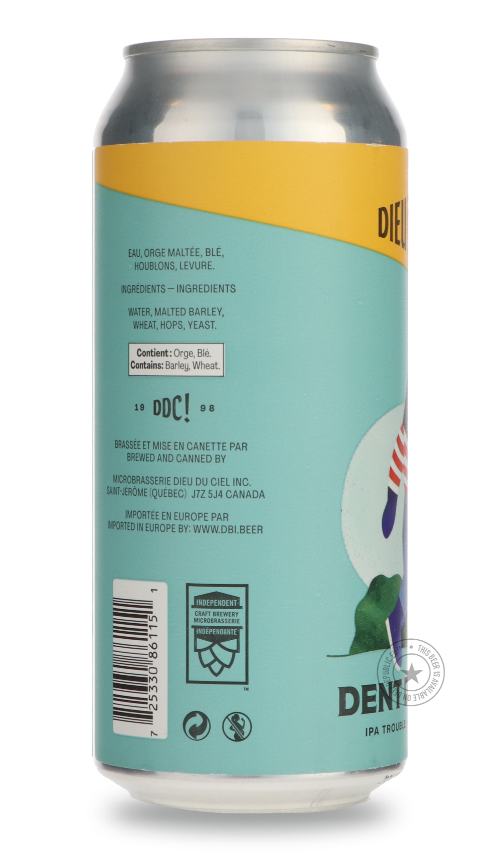 -Dieu du Ciel- Dent De Requin-IPA- Only @ Beer Republic - The best online beer store for American & Canadian craft beer - Buy beer online from the USA and Canada - Bier online kopen - Amerikaans bier kopen - Craft beer store - Craft beer kopen - Amerikanisch bier kaufen - Bier online kaufen - Acheter biere online - IPA - Stout - Porter - New England IPA - Hazy IPA - Imperial Stout - Barrel Aged - Barrel Aged Imperial Stout - Brown - Dark beer - Blond - Blonde - Pilsner - Lager - Wheat - Weizen - Amber - Bar