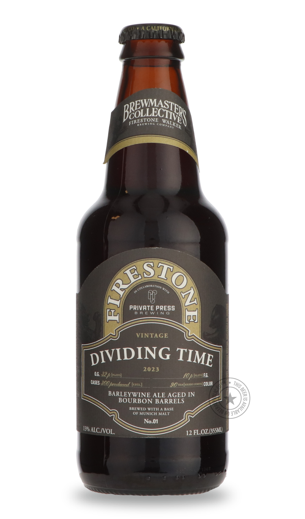 -Firestone Walker- Dividing Time-Brown & Dark- Only @ Beer Republic - The best online beer store for American & Canadian craft beer - Buy beer online from the USA and Canada - Bier online kopen - Amerikaans bier kopen - Craft beer store - Craft beer kopen - Amerikanisch bier kaufen - Bier online kaufen - Acheter biere online - IPA - Stout - Porter - New England IPA - Hazy IPA - Imperial Stout - Barrel Aged - Barrel Aged Imperial Stout - Brown - Dark beer - Blond - Blonde - Pilsner - Lager - Wheat - Weizen -