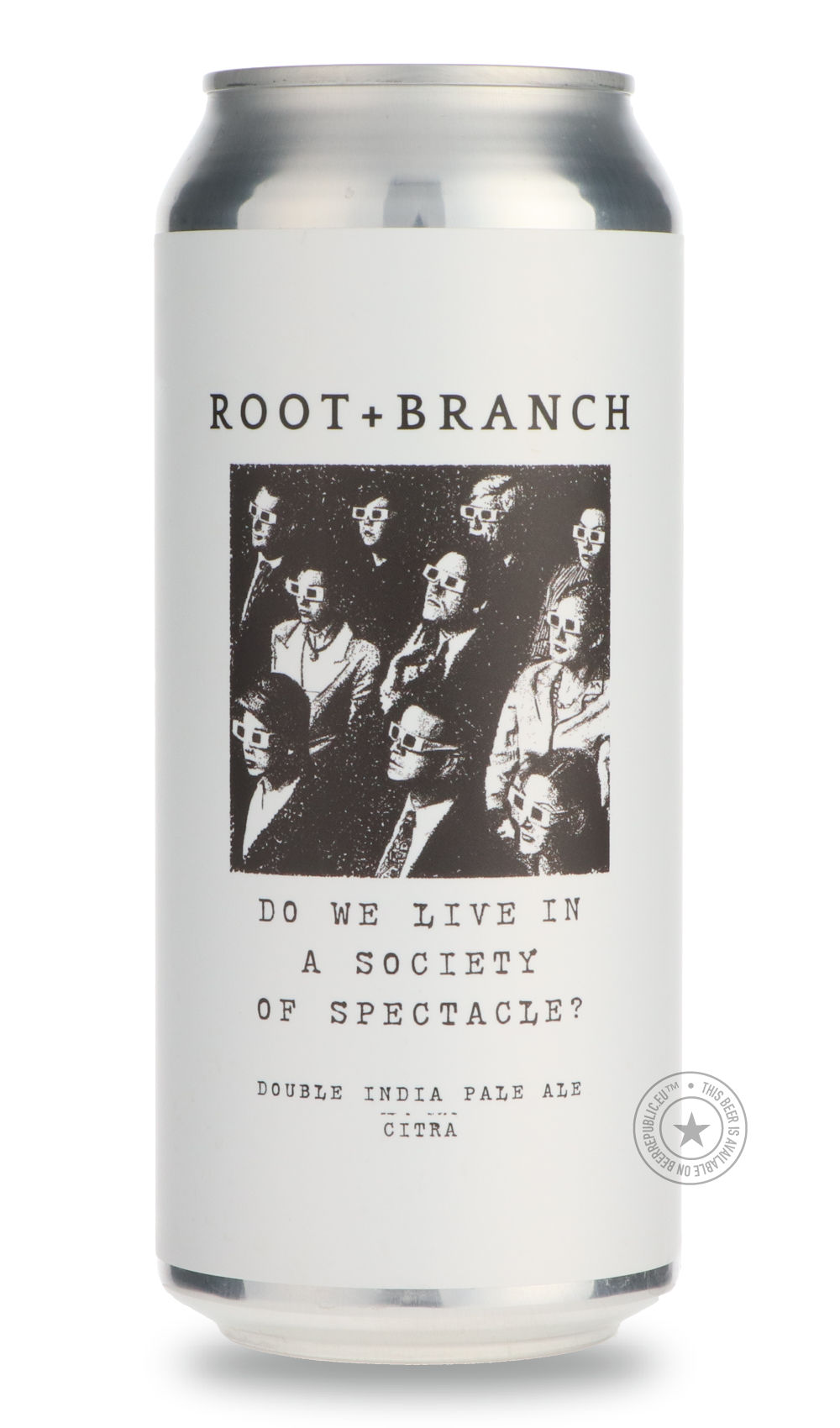 -Root + Branch- Do We Live In A Society of Spectacle? (Citra)-IPA- Only @ Beer Republic - The best online beer store for American & Canadian craft beer - Buy beer online from the USA and Canada - Bier online kopen - Amerikaans bier kopen - Craft beer store - Craft beer kopen - Amerikanisch bier kaufen - Bier online kaufen - Acheter biere online - IPA - Stout - Porter - New England IPA - Hazy IPA - Imperial Stout - Barrel Aged - Barrel Aged Imperial Stout - Brown - Dark beer - Blond - Blonde - Pilsner - Lage
