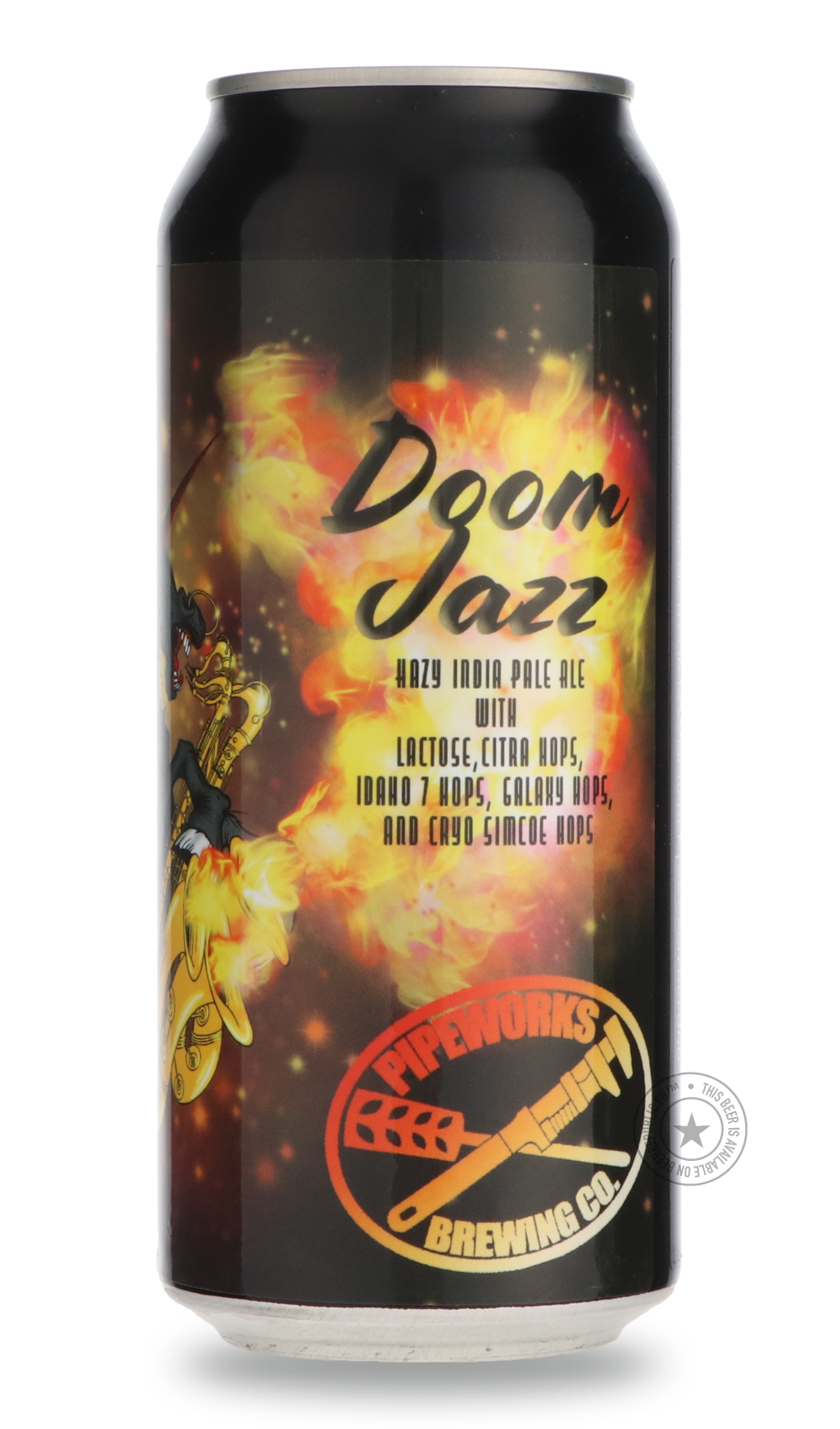 -Pipeworks- Doom Jazz-IPA- Only @ Beer Republic - The best online beer store for American & Canadian craft beer - Buy beer online from the USA and Canada - Bier online kopen - Amerikaans bier kopen - Craft beer store - Craft beer kopen - Amerikanisch bier kaufen - Bier online kaufen - Acheter biere online - IPA - Stout - Porter - New England IPA - Hazy IPA - Imperial Stout - Barrel Aged - Barrel Aged Imperial Stout - Brown - Dark beer - Blond - Blonde - Pilsner - Lager - Wheat - Weizen - Amber - Barley Wine