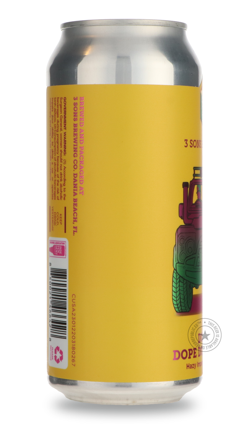 3 Sons- Double Dope Down Under-IPA- Only @ Beer Republic - The best online beer store for American & Canadian craft beer - Buy beer online from the USA and Canada - Bier online kopen - Amerikaans bier kopen - Craft beer store - Craft beer kopen - Amerikanisch bier kaufen - Bier online kaufen - Acheter biere online - IPA - Stout - Porter - New England IPA - Hazy IPA - Imperial Stout - Barrel Aged - Barrel Aged Imperial Stout - Brown - Dark beer - Blond - Blonde - Pilsner - Lager - Wheat - Weizen - Amber - Ba
