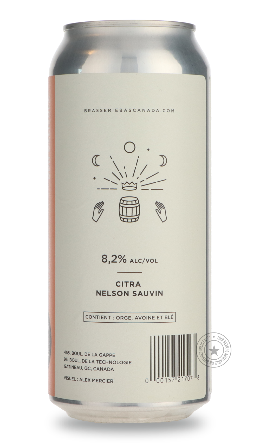 Brasserie du Bas-Canada- Double Dry Hopped Caligula-IPA- Only @ Beer Republic - The best online beer store for American & Canadian craft beer - Buy beer online from the USA and Canada - Bier online kopen - Amerikaans bier kopen - Craft beer store - Craft beer kopen - Amerikanisch bier kaufen - Bier online kaufen - Acheter biere online - IPA - Stout - Porter - New England IPA - Hazy IPA - Imperial Stout - Barrel Aged - Barrel Aged Imperial Stout - Brown - Dark beer - Blond - Blonde - Pilsner - Lager - Wheat 