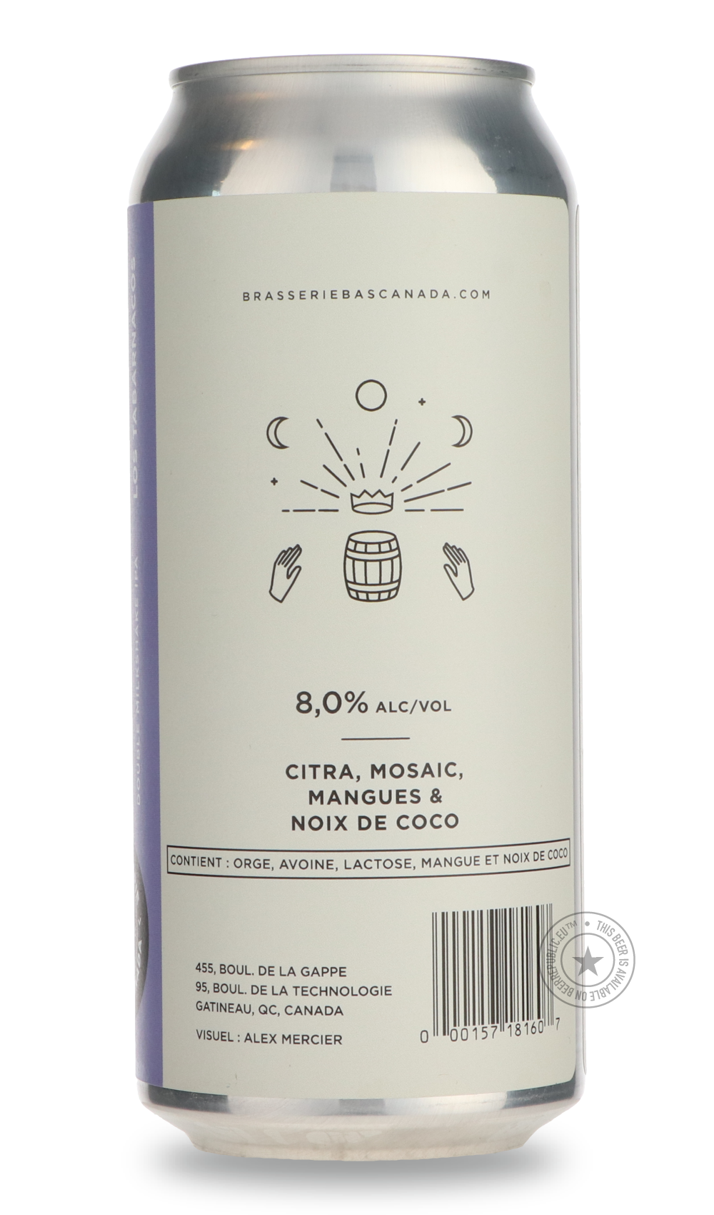 Brasserie du Bas-Canada- Double Los Tabarnacos-IPA- Only @ Beer Republic - The best online beer store for American & Canadian craft beer - Buy beer online from the USA and Canada - Bier online kopen - Amerikaans bier kopen - Craft beer store - Craft beer kopen - Amerikanisch bier kaufen - Bier online kaufen - Acheter biere online - IPA - Stout - Porter - New England IPA - Hazy IPA - Imperial Stout - Barrel Aged - Barrel Aged Imperial Stout - Brown - Dark beer - Blond - Blonde - Pilsner - Lager - Wheat - Wei