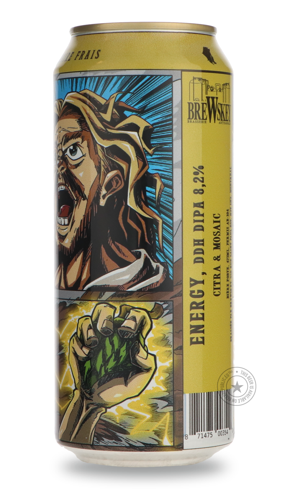 Brewskey- ENERGY-IPA- Only @ Beer Republic - The best online beer store for American & Canadian craft beer - Buy beer online from the USA and Canada - Bier online kopen - Amerikaans bier kopen - Craft beer store - Craft beer kopen - Amerikanisch bier kaufen - Bier online kaufen - Acheter biere online - IPA - Stout - Porter - New England IPA - Hazy IPA - Imperial Stout - Barrel Aged - Barrel Aged Imperial Stout - Brown - Dark beer - Blond - Blonde - Pilsner - Lager - Wheat - Weizen - Amber - Barley Wine - Qu