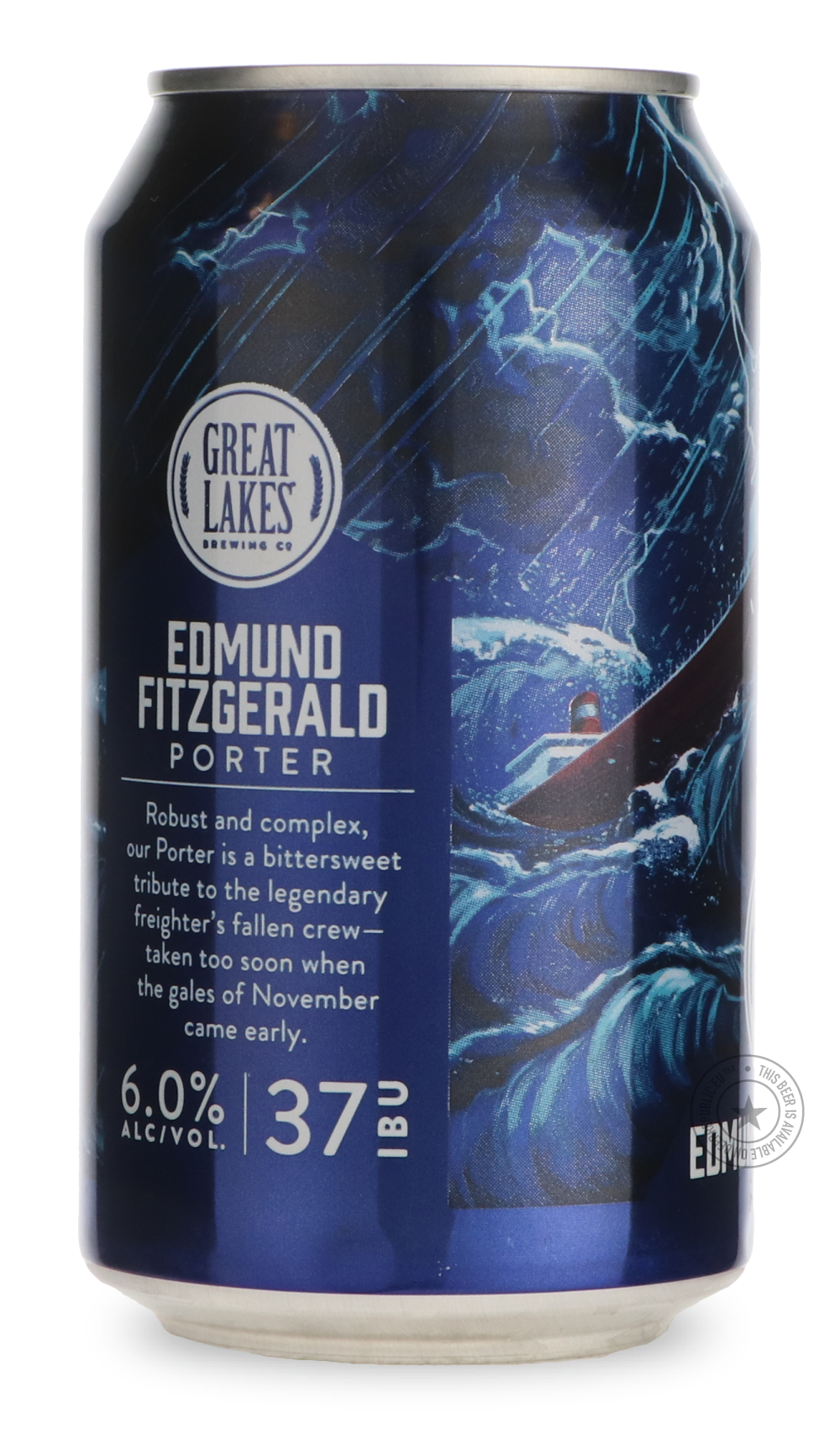 -Great Lakes- Edmund Fitzgerald Porter-Stout & Porter- Only @ Beer Republic - The best online beer store for American & Canadian craft beer - Buy beer online from the USA and Canada - Bier online kopen - Amerikaans bier kopen - Craft beer store - Craft beer kopen - Amerikanisch bier kaufen - Bier online kaufen - Acheter biere online - IPA - Stout - Porter - New England IPA - Hazy IPA - Imperial Stout - Barrel Aged - Barrel Aged Imperial Stout - Brown - Dark beer - Blond - Blonde - Pilsner - Lager - Wheat - 