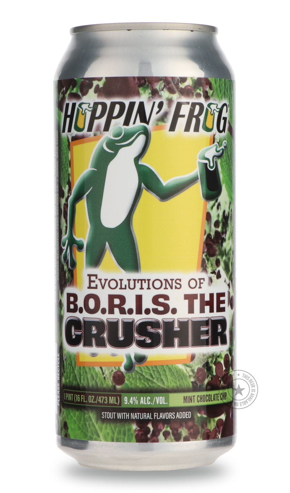 -Hoppin' Frog- Evolutions of B.O.R.I.S. the Crusher Mint Chocolate Chip-Brown & Dark- Only @ Beer Republic - The best online beer store for American & Canadian craft beer - Buy beer online from the USA and Canada - Bier online kopen - Amerikaans bier kopen - Craft beer store - Craft beer kopen - Amerikanisch bier kaufen - Bier online kaufen - Acheter biere online - IPA - Stout - Porter - New England IPA - Hazy IPA - Imperial Stout - Barrel Aged - Barrel Aged Imperial Stout - Brown - Dark beer - Blond - Blon