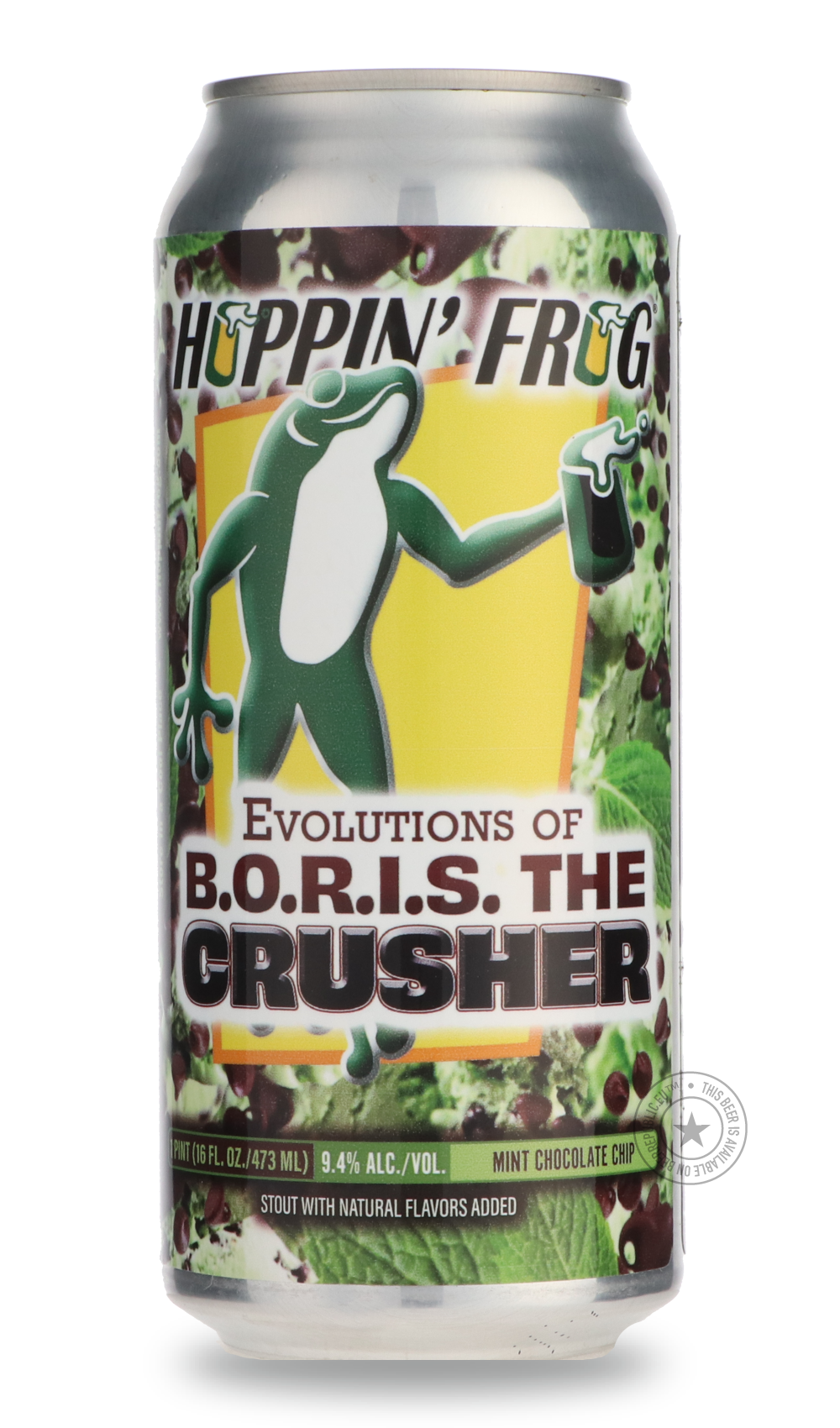 -Hoppin' Frog- Evolutions of B.O.R.I.S. the Crusher Mint Chocolate Chip-Brown & Dark- Only @ Beer Republic - The best online beer store for American & Canadian craft beer - Buy beer online from the USA and Canada - Bier online kopen - Amerikaans bier kopen - Craft beer store - Craft beer kopen - Amerikanisch bier kaufen - Bier online kaufen - Acheter biere online - IPA - Stout - Porter - New England IPA - Hazy IPA - Imperial Stout - Barrel Aged - Barrel Aged Imperial Stout - Brown - Dark beer - Blond - Blon