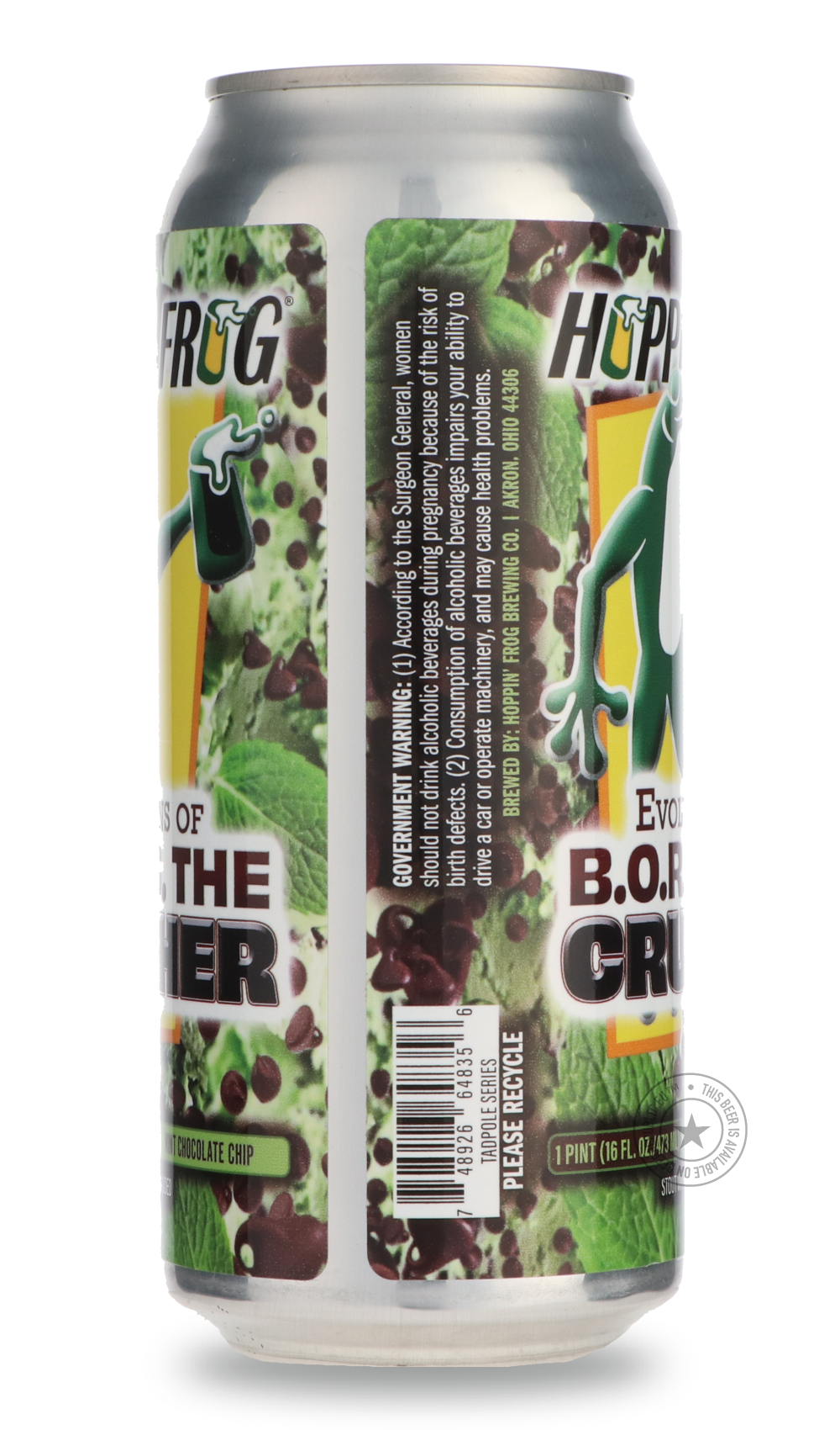 -Hoppin' Frog- Evolutions of B.O.R.I.S. the Crusher Mint Chocolate Chip-Brown & Dark- Only @ Beer Republic - The best online beer store for American & Canadian craft beer - Buy beer online from the USA and Canada - Bier online kopen - Amerikaans bier kopen - Craft beer store - Craft beer kopen - Amerikanisch bier kaufen - Bier online kaufen - Acheter biere online - IPA - Stout - Porter - New England IPA - Hazy IPA - Imperial Stout - Barrel Aged - Barrel Aged Imperial Stout - Brown - Dark beer - Blond - Blon