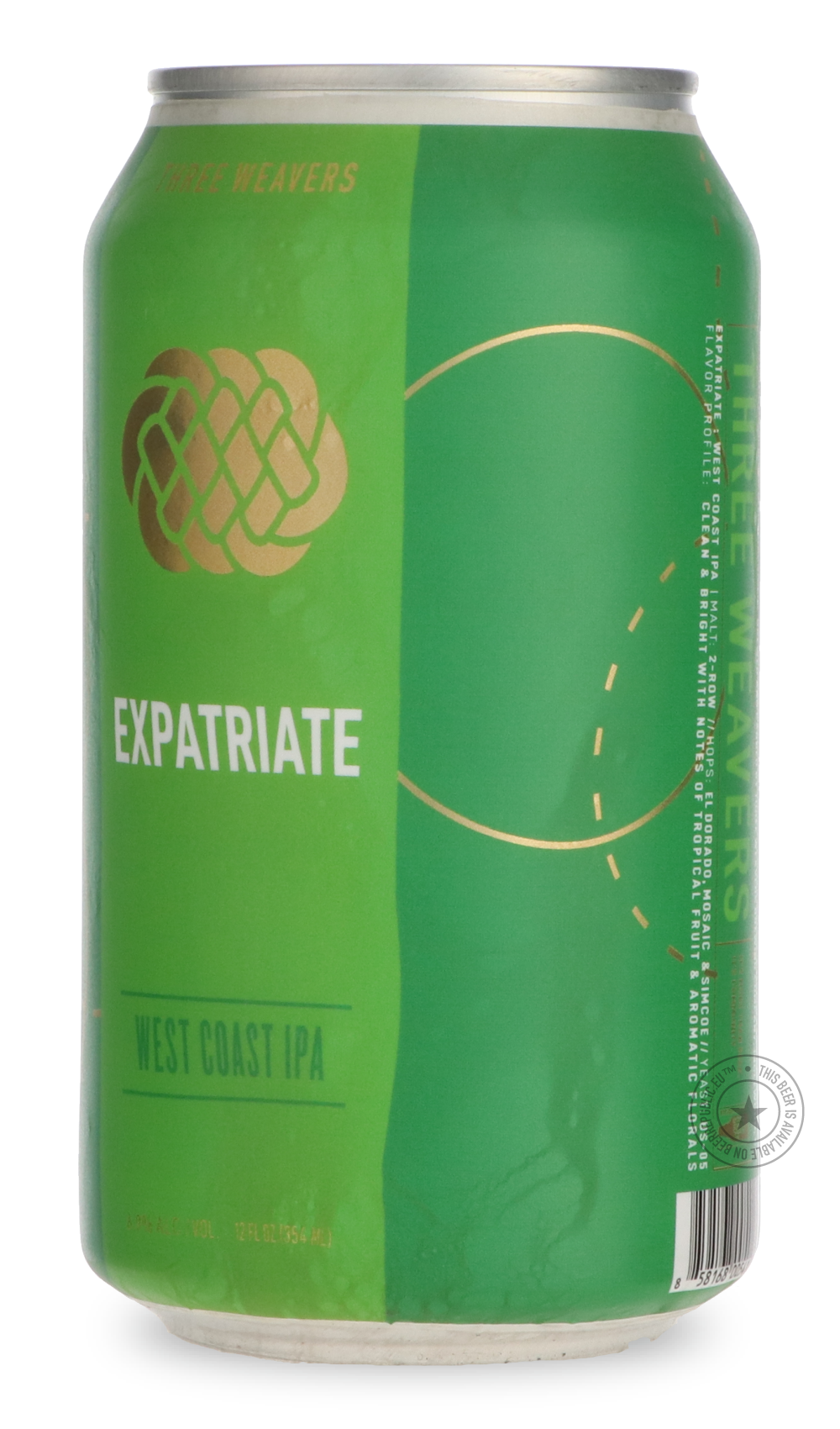 -Three Weavers- Expatriate-IPA- Only @ Beer Republic - The best online beer store for American & Canadian craft beer - Buy beer online from the USA and Canada - Bier online kopen - Amerikaans bier kopen - Craft beer store - Craft beer kopen - Amerikanisch bier kaufen - Bier online kaufen - Acheter biere online - IPA - Stout - Porter - New England IPA - Hazy IPA - Imperial Stout - Barrel Aged - Barrel Aged Imperial Stout - Brown - Dark beer - Blond - Blonde - Pilsner - Lager - Wheat - Weizen - Amber - Barley