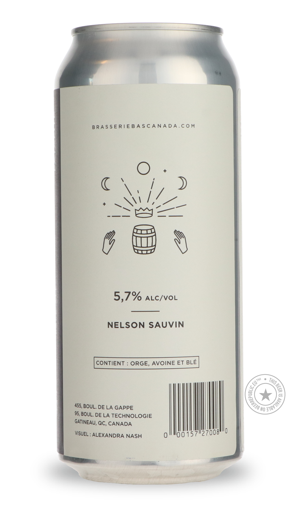 Brasserie du Bas-Canada- Fatalité-Pale- Only @ Beer Republic - The best online beer store for American & Canadian craft beer - Buy beer online from the USA and Canada - Bier online kopen - Amerikaans bier kopen - Craft beer store - Craft beer kopen - Amerikanisch bier kaufen - Bier online kaufen - Acheter biere online - IPA - Stout - Porter - New England IPA - Hazy IPA - Imperial Stout - Barrel Aged - Barrel Aged Imperial Stout - Brown - Dark beer - Blond - Blonde - Pilsner - Lager - Wheat - Weizen - Amber 