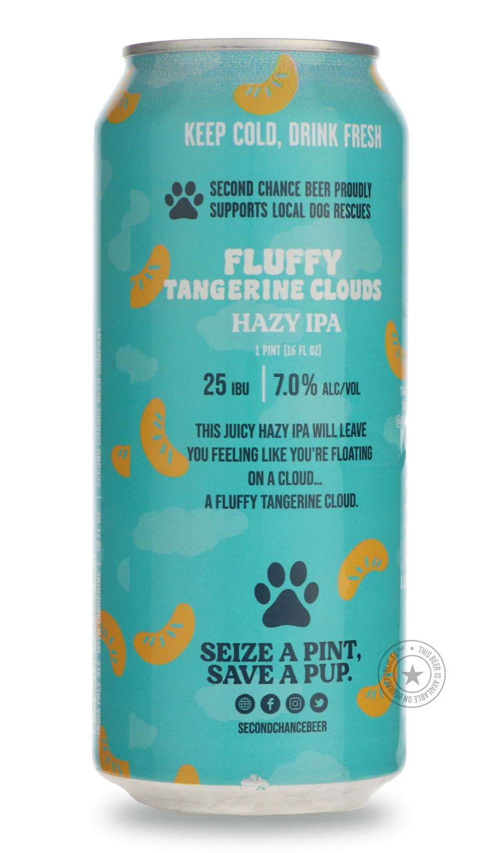 -Second Chance- Fluffy Tangerine Clouds-IPA- Only @ Beer Republic - The best online beer store for American & Canadian craft beer - Buy beer online from the USA and Canada - Bier online kopen - Amerikaans bier kopen - Craft beer store - Craft beer kopen - Amerikanisch bier kaufen - Bier online kaufen - Acheter biere online - IPA - Stout - Porter - New England IPA - Hazy IPA - Imperial Stout - Barrel Aged - Barrel Aged Imperial Stout - Brown - Dark beer - Blond - Blonde - Pilsner - Lager - Wheat - Weizen - A