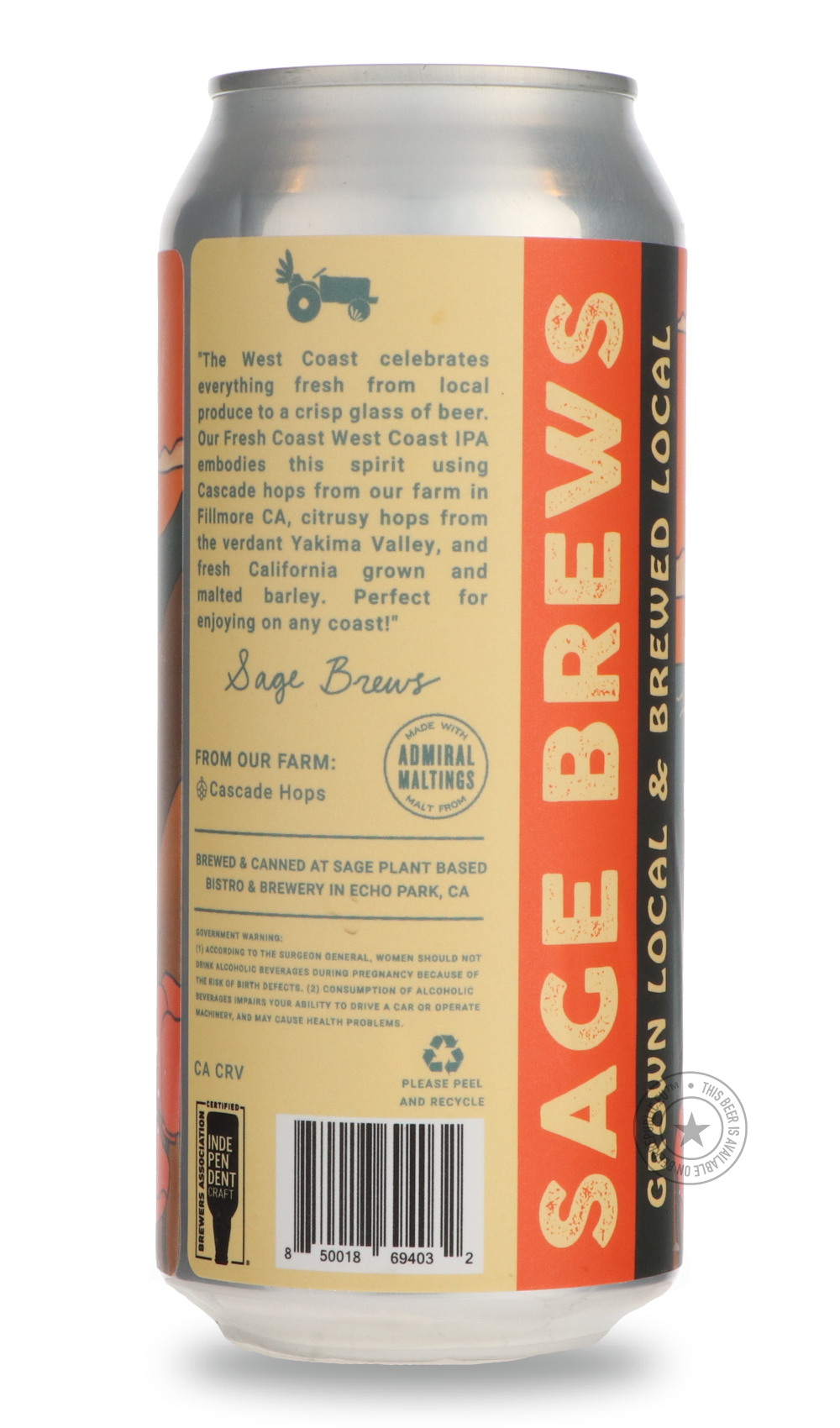 -Sage- Fresh Coast-IPA- Only @ Beer Republic - The best online beer store for American & Canadian craft beer - Buy beer online from the USA and Canada - Bier online kopen - Amerikaans bier kopen - Craft beer store - Craft beer kopen - Amerikanisch bier kaufen - Bier online kaufen - Acheter biere online - IPA - Stout - Porter - New England IPA - Hazy IPA - Imperial Stout - Barrel Aged - Barrel Aged Imperial Stout - Brown - Dark beer - Blond - Blonde - Pilsner - Lager - Wheat - Weizen - Amber - Barley Wine - 