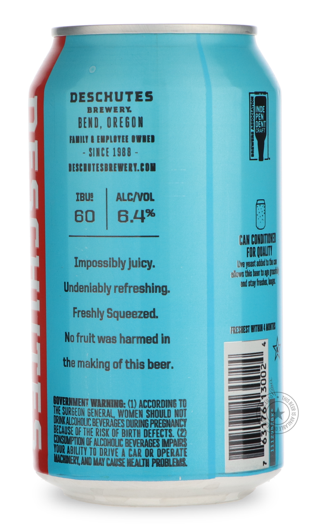 -Deschutes- Fresh Squeezed-IPA- Only @ Beer Republic - The best online beer store for American & Canadian craft beer - Buy beer online from the USA and Canada - Bier online kopen - Amerikaans bier kopen - Craft beer store - Craft beer kopen - Amerikanisch bier kaufen - Bier online kaufen - Acheter biere online - IPA - Stout - Porter - New England IPA - Hazy IPA - Imperial Stout - Barrel Aged - Barrel Aged Imperial Stout - Brown - Dark beer - Blond - Blonde - Pilsner - Lager - Wheat - Weizen - Amber - Barley