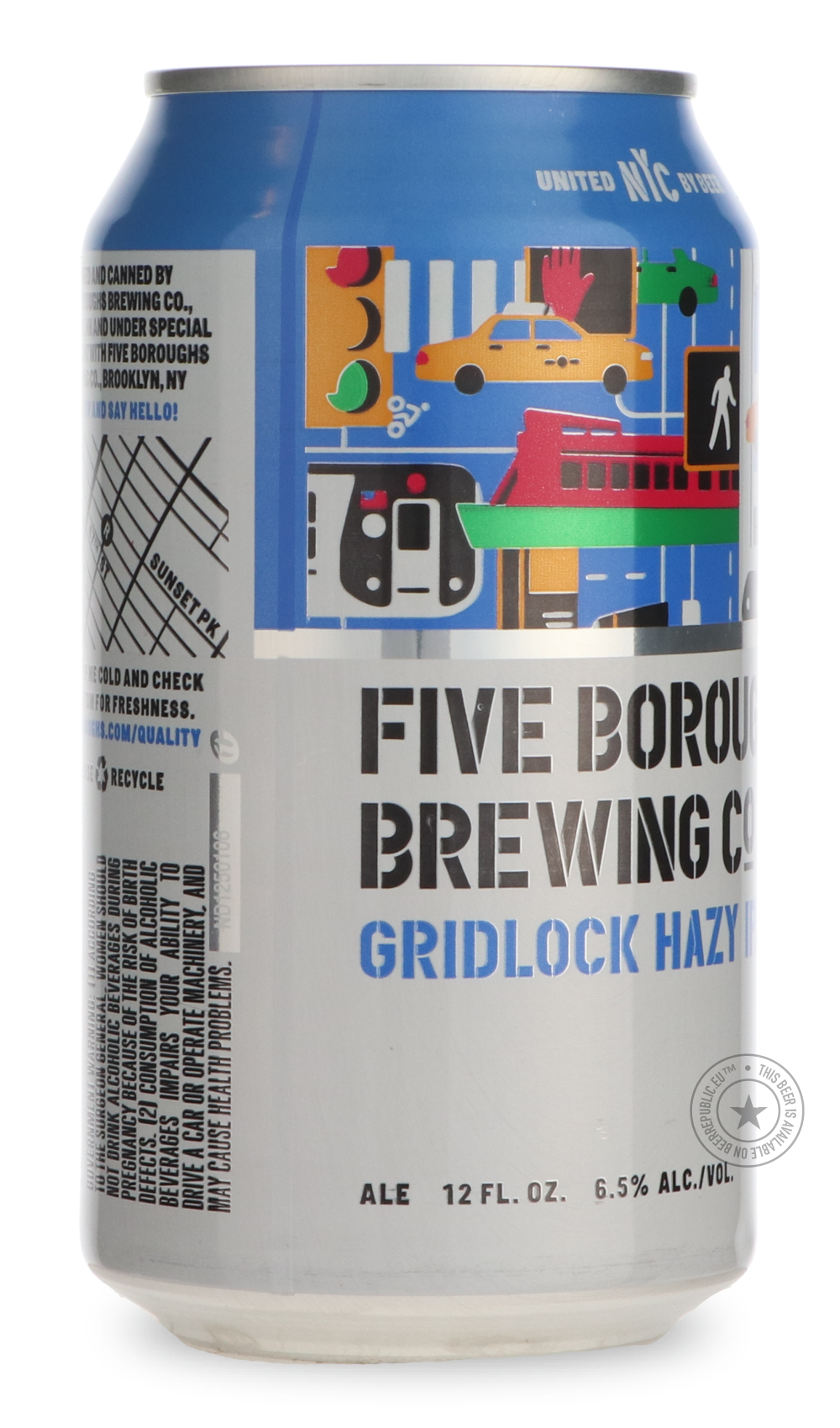 -Five Boroughs- Gridlock-IPA- Only @ Beer Republic - The best online beer store for American & Canadian craft beer - Buy beer online from the USA and Canada - Bier online kopen - Amerikaans bier kopen - Craft beer store - Craft beer kopen - Amerikanisch bier kaufen - Bier online kaufen - Acheter biere online - IPA - Stout - Porter - New England IPA - Hazy IPA - Imperial Stout - Barrel Aged - Barrel Aged Imperial Stout - Brown - Dark beer - Blond - Blonde - Pilsner - Lager - Wheat - Weizen - Amber - Barley W