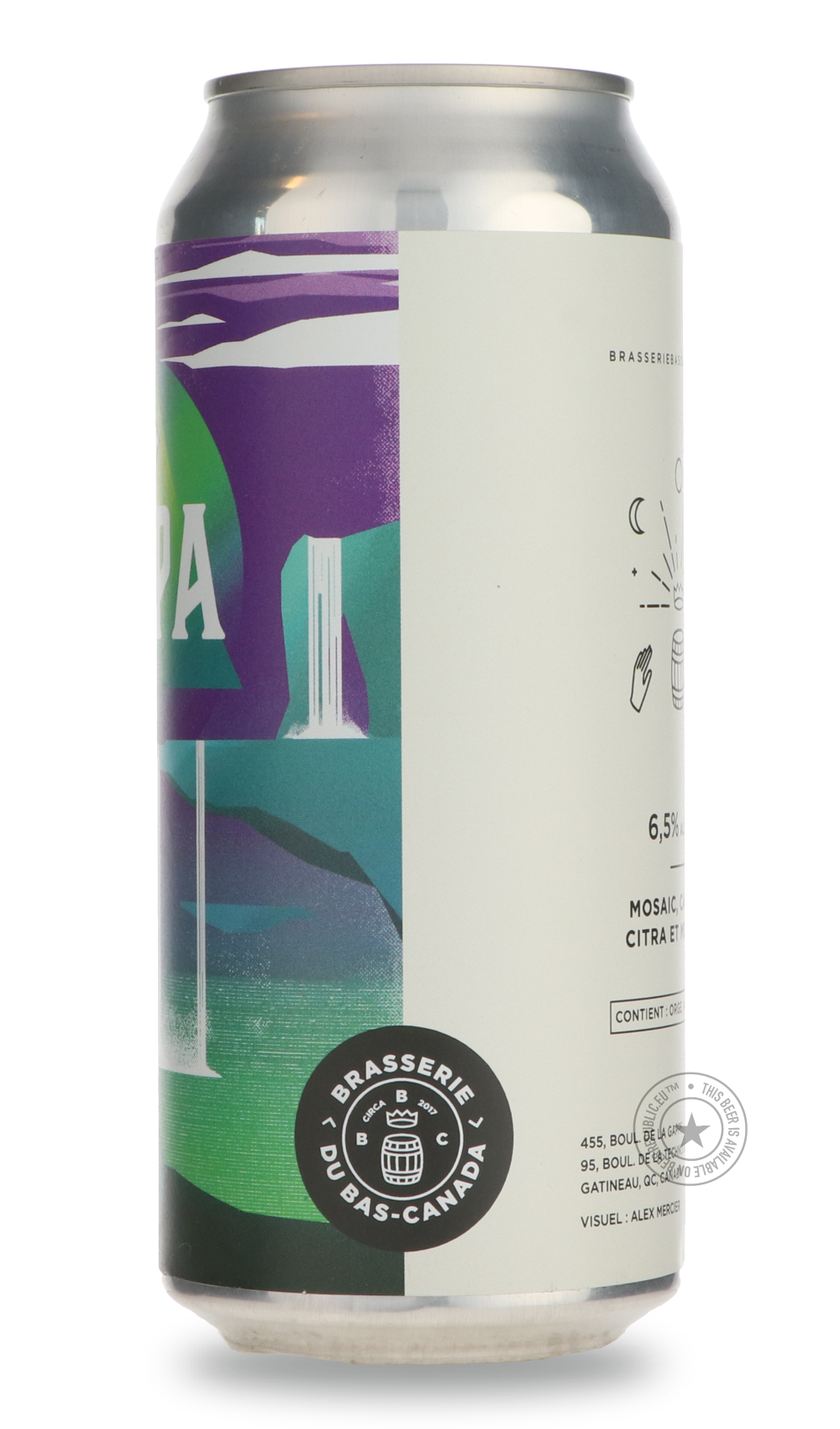 Brasserie du Bas-Canada- HYPA #1-IPA- Only @ Beer Republic - The best online beer store for American & Canadian craft beer - Buy beer online from the USA and Canada - Bier online kopen - Amerikaans bier kopen - Craft beer store - Craft beer kopen - Amerikanisch bier kaufen - Bier online kaufen - Acheter biere online - IPA - Stout - Porter - New England IPA - Hazy IPA - Imperial Stout - Barrel Aged - Barrel Aged Imperial Stout - Brown - Dark beer - Blond - Blonde - Pilsner - Lager - Wheat - Weizen - Amber - 